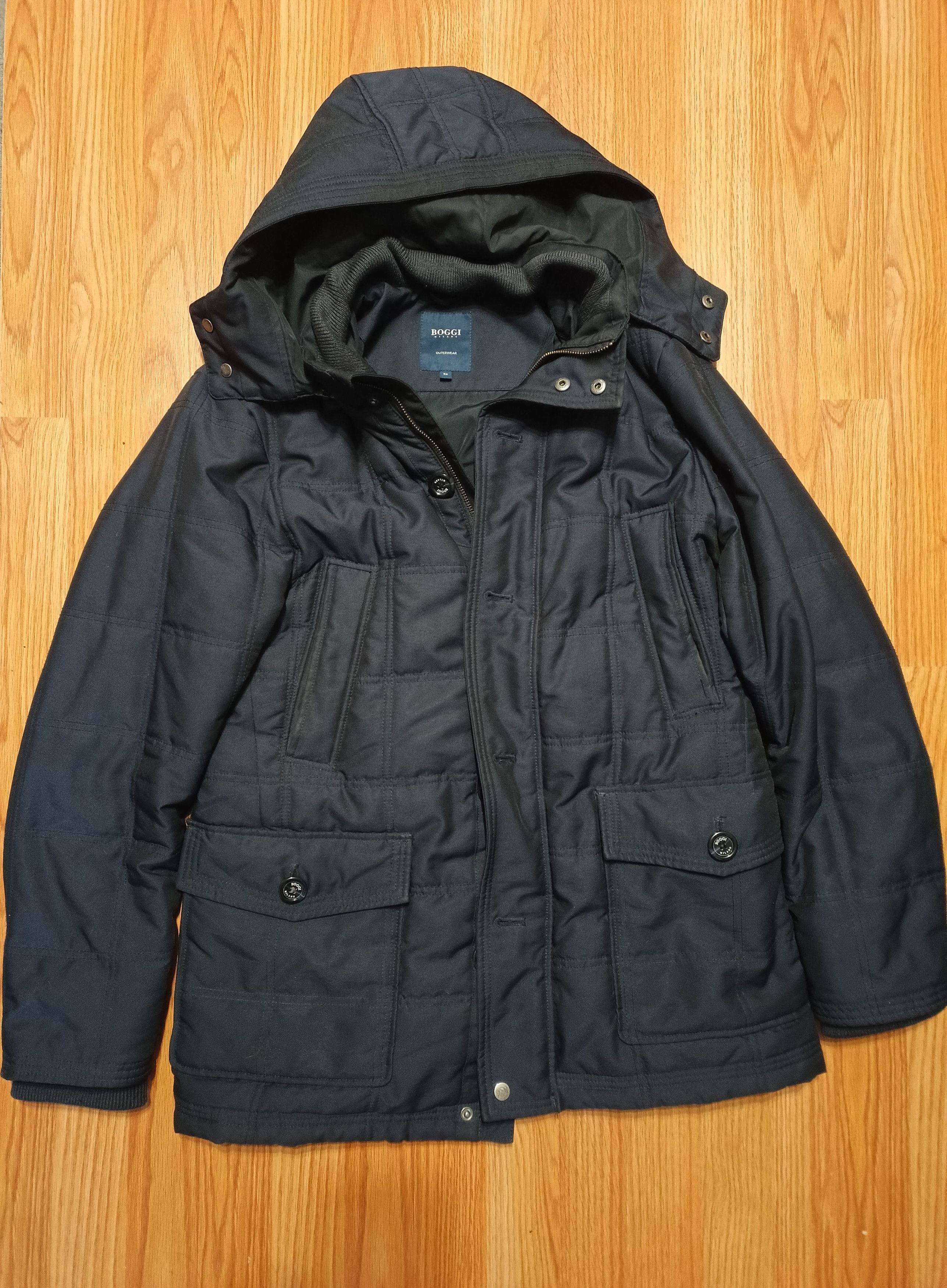 Boggi Boggi Milano Mens Padded Navy Coat Jacket Size EU 50 Size US M / EU 48-50 / 2 - 7 Thumbnail