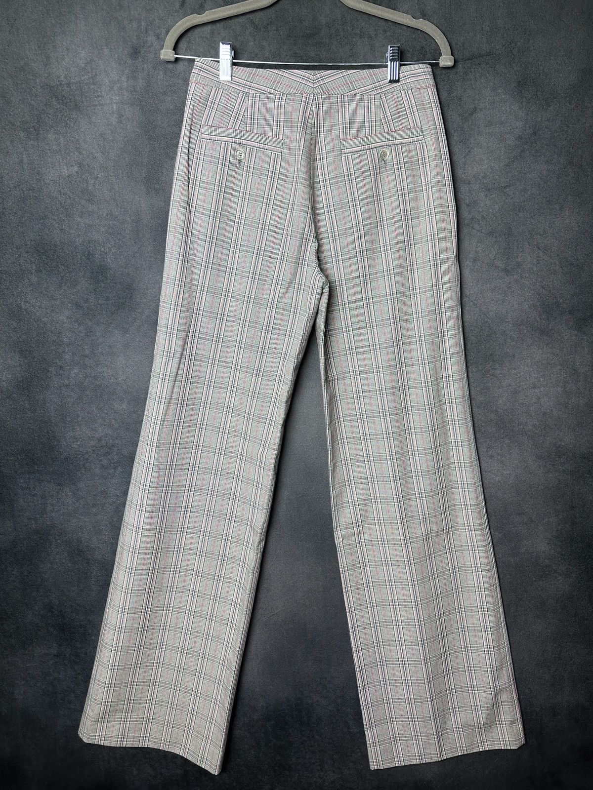 Off-White Off White by Virgil Abloh Charlie B Glen Plaid Flare Pants Size 30" / US 8 / IT 44 - 6 Thumbnail