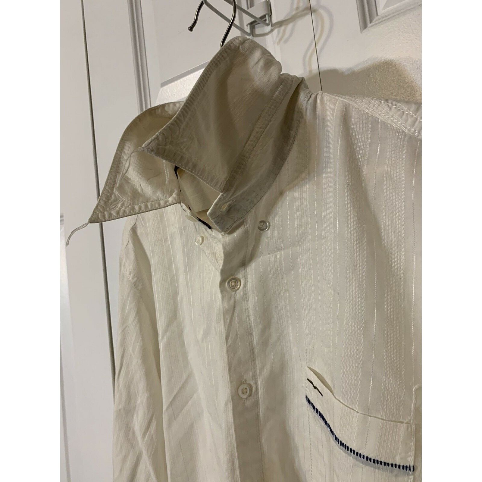 Hugo Boss HUGO BOSS Men's Sz XL Button Up Shirt Long Sleeve Orange Lab Size US XL / EU 56 / 4 - 1 Thumbnail
