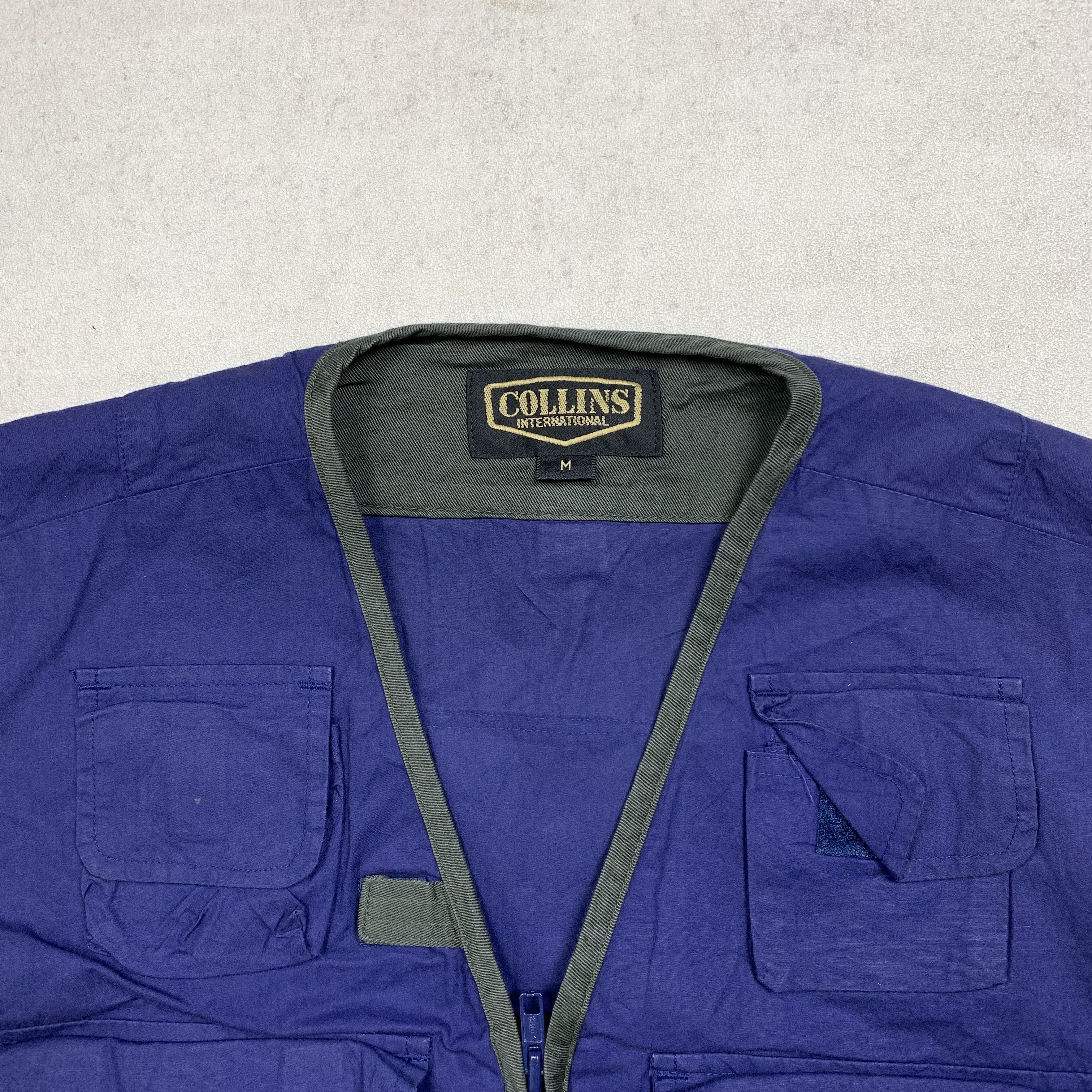 Japanese Brand Collins Multi Pocket Tactical Tech Vest Fishing Gear Utility Size US M / EU 48-50 / 2 - 5 Thumbnail
