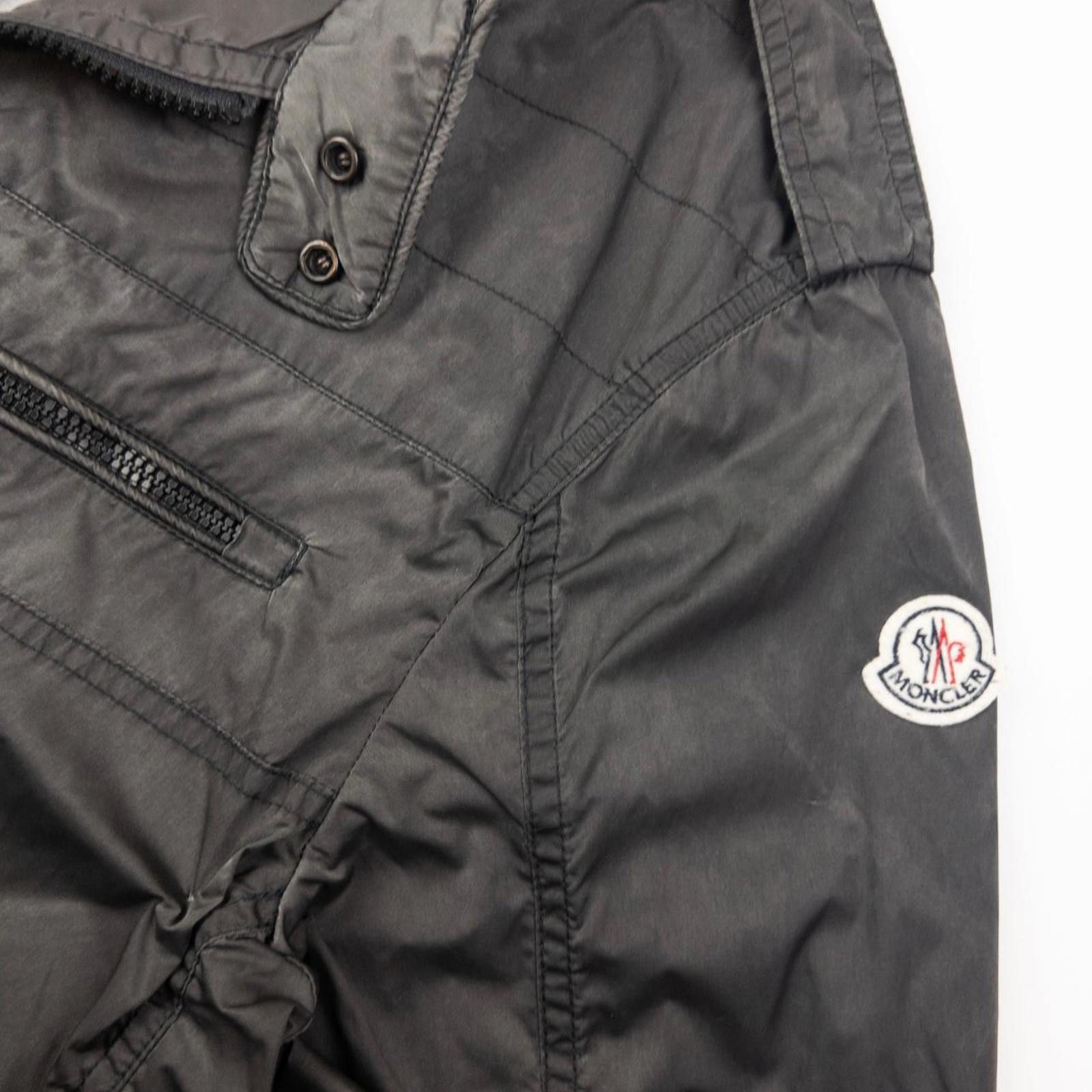 Moncler Vintage Moncler Zip Up Biker Jacket Size M Size US M / EU 48-50 / 2 - 6 Thumbnail