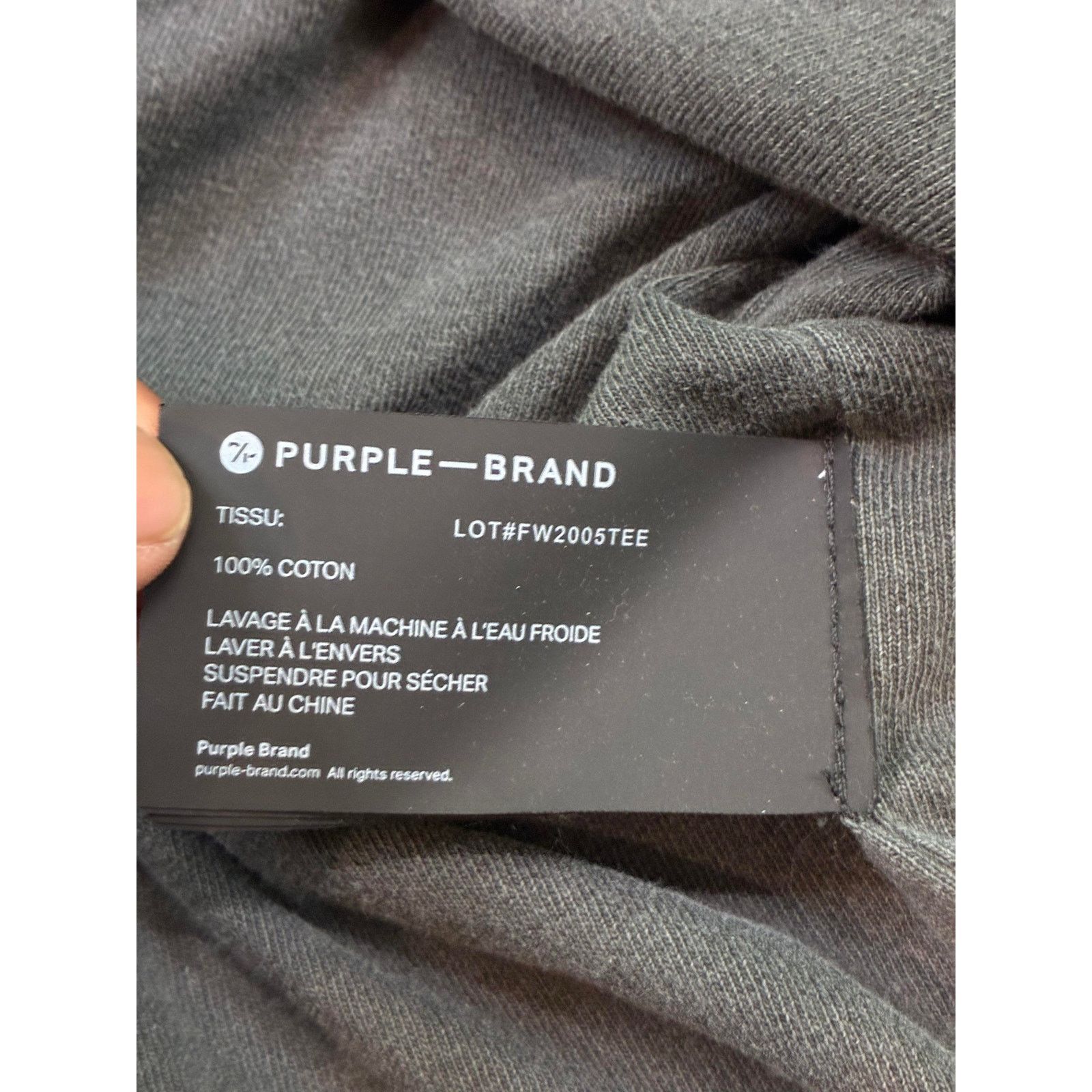 Purple Brand Purple Brand X Logo Tee Size US XXL / EU 58 / 5 - 4 Thumbnail
