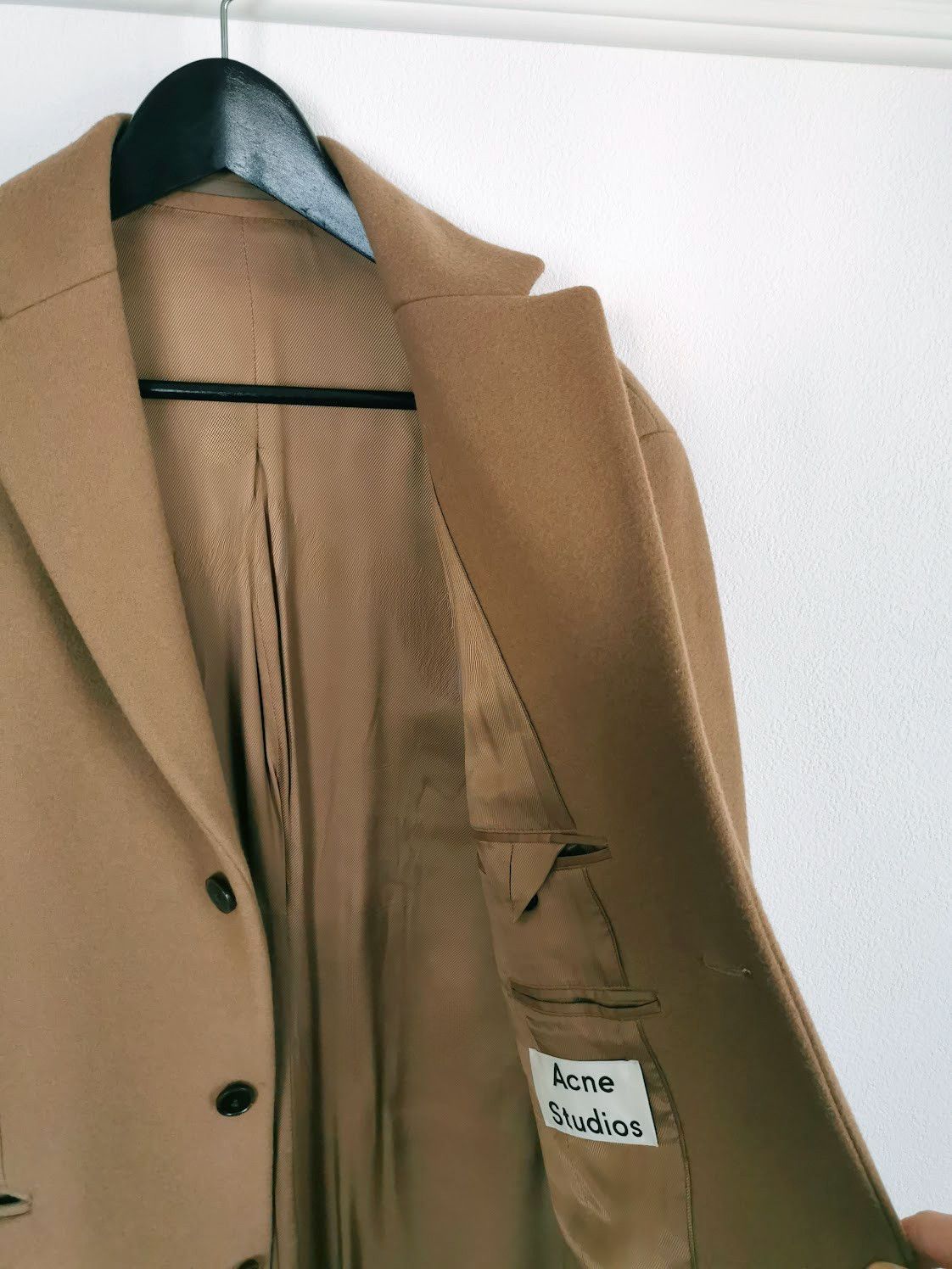 Acne Studios Acne Studios Garrett Camel Wool Coat Size M Size US M / EU 48-50 / 2 - 3 Thumbnail