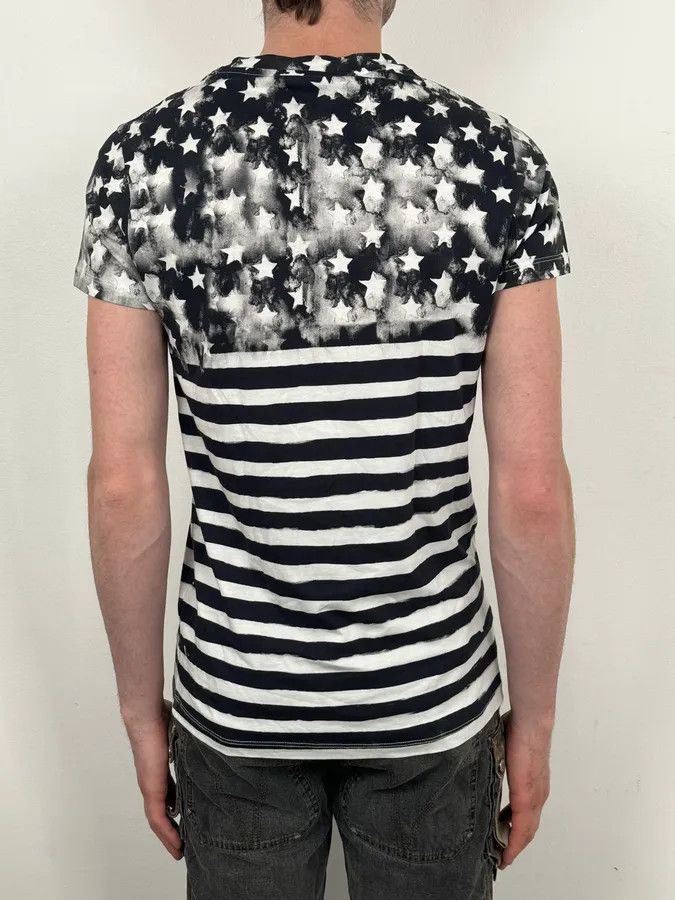 Balmain SS2018 Balmain Black White Star T-Shirt Size US S / EU 44-46 / 1 - 3 Thumbnail