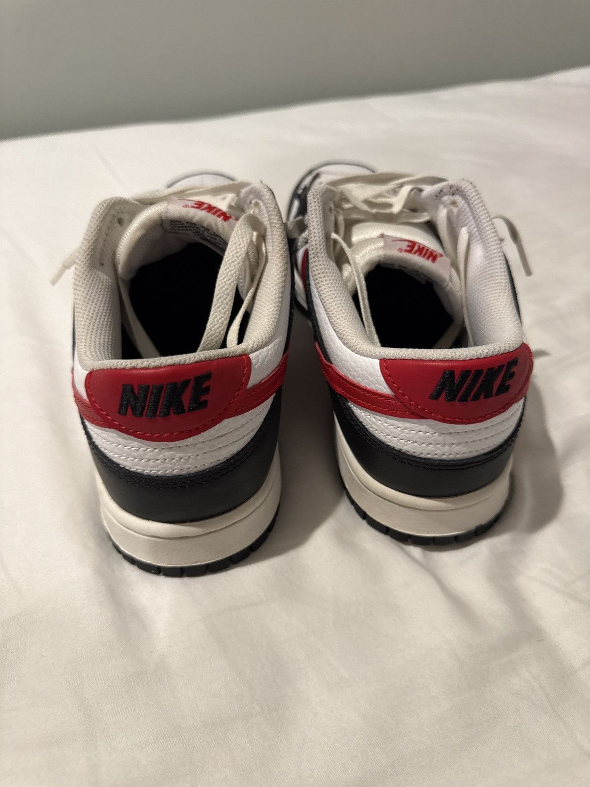 Nike Nike Dunk “Panda Red Swoosh” Size US 10.5 / EU 43-44 - 5 Thumbnail