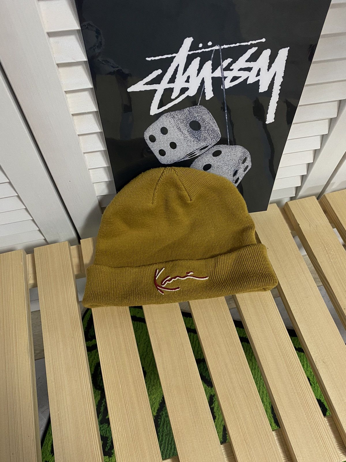 Karl Kani × Starter Cap Hat Snapback Karl Kani X Starter Double Logo Beanie Size ONE SIZE - 2 Thumbnail