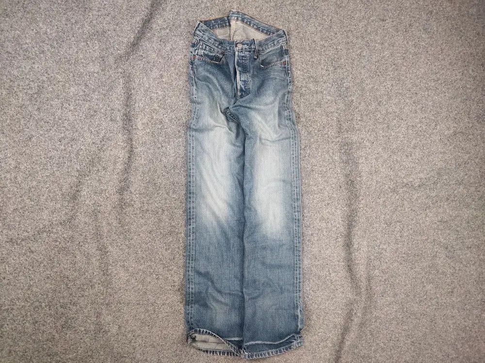 Levi's Vintage 90's Levi's 501 Perfect Faded Denim Jeans USA Style Size US 31 - 1 Thumbnail