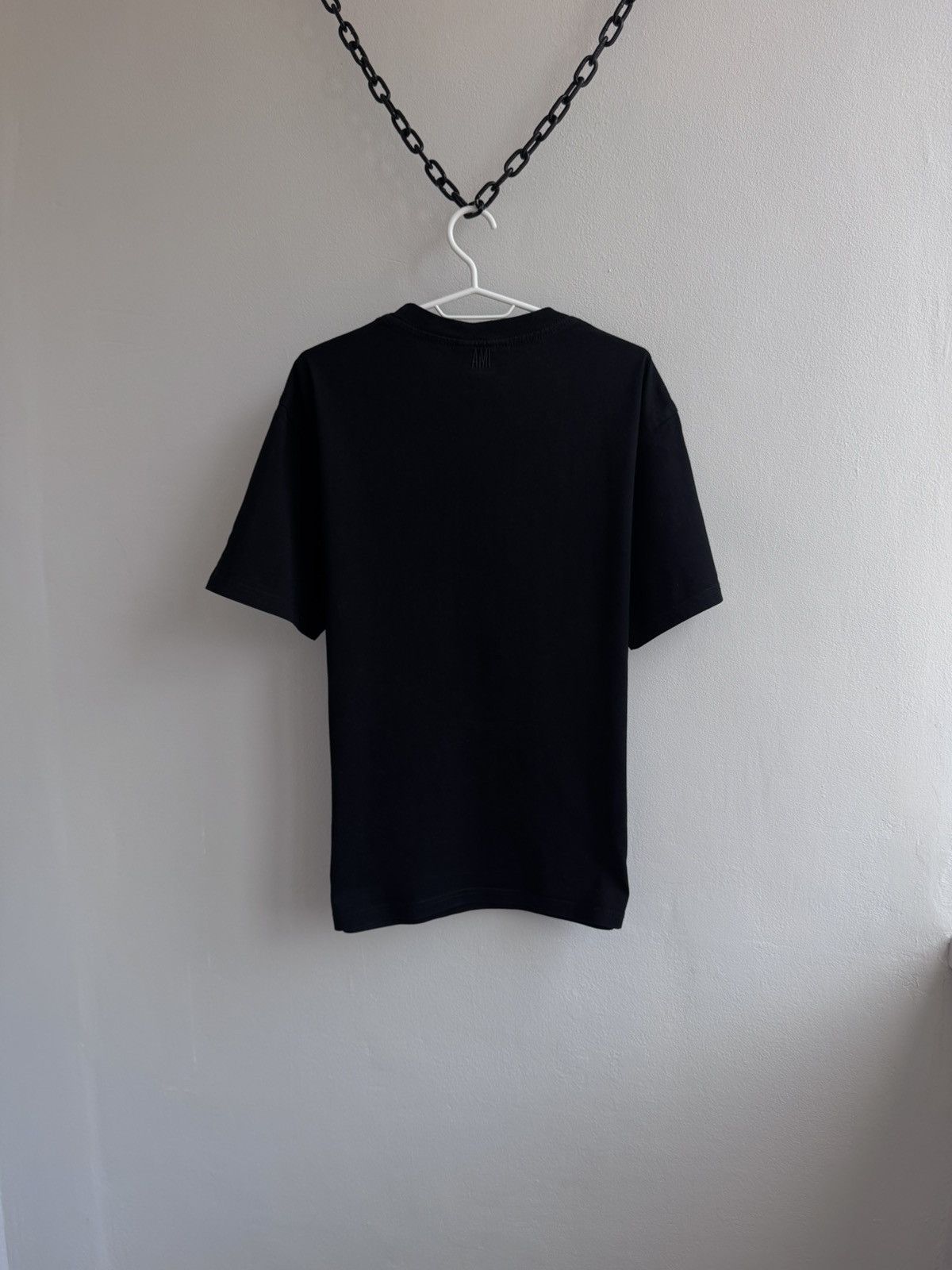 AMI AMI Paris Alexandre Mattiussi T shirt Tee Black Cotton Size US XL / EU 56 / 4 - 11 Thumbnail