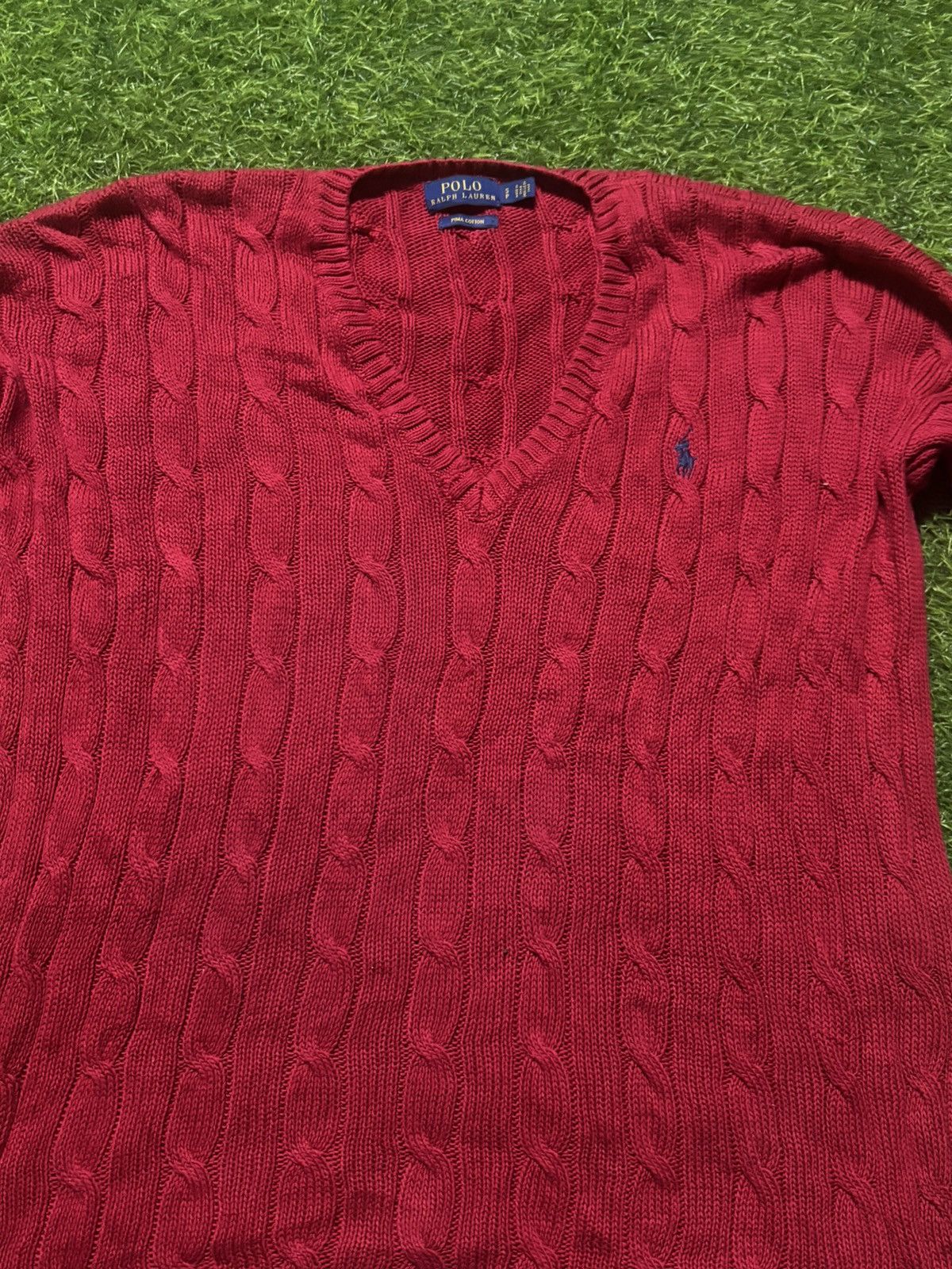 Polo Ralph Lauren Polo Ralph Layren V neck sweater Size S / US 4 / IT 40 - 4 Thumbnail
