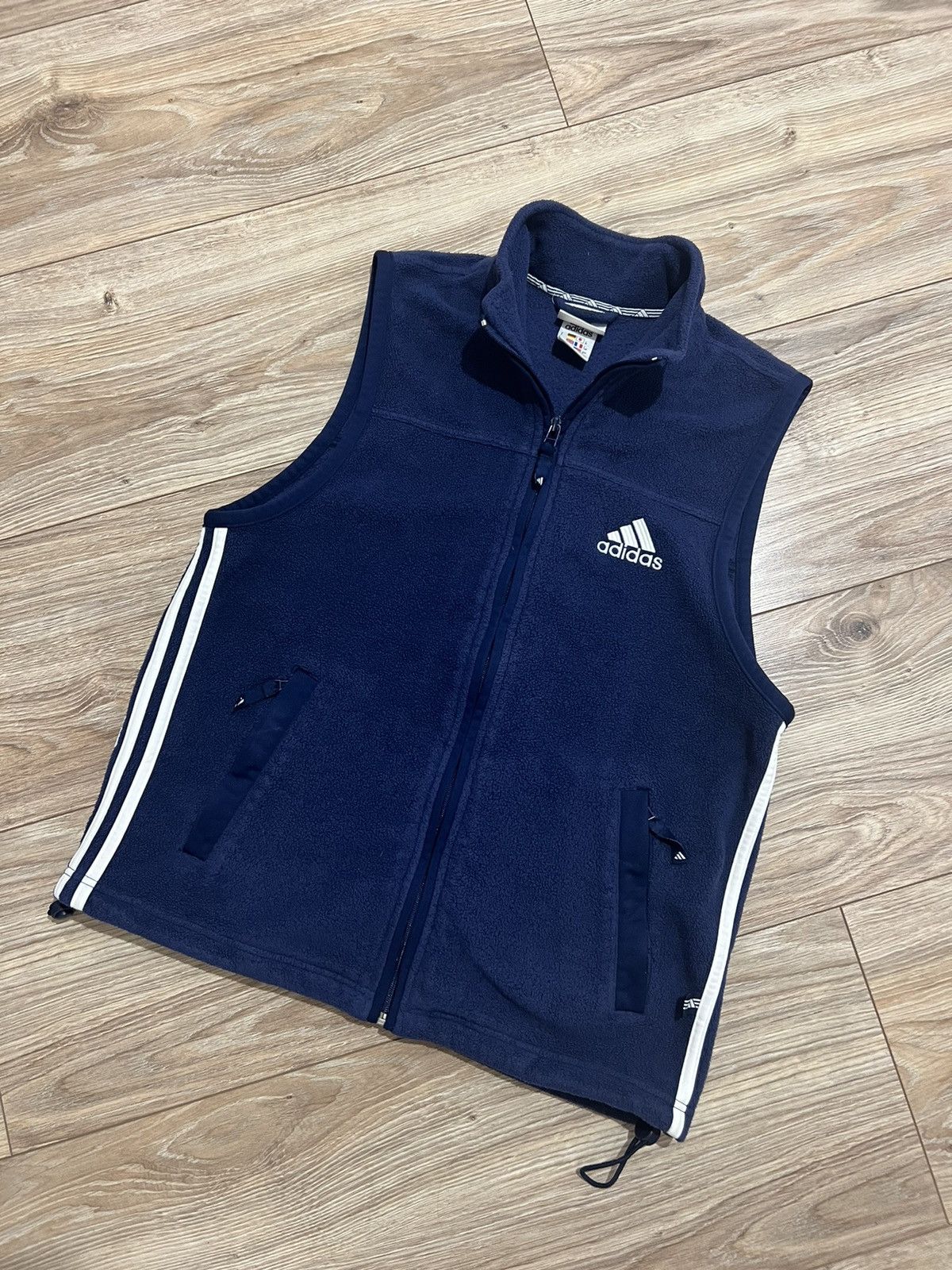 Adidas × Vintage Rare Vest Adidas Vintage Fleece 1999 Streetwear Size US M / EU 48-50 / 2 - 1 Thumbnail