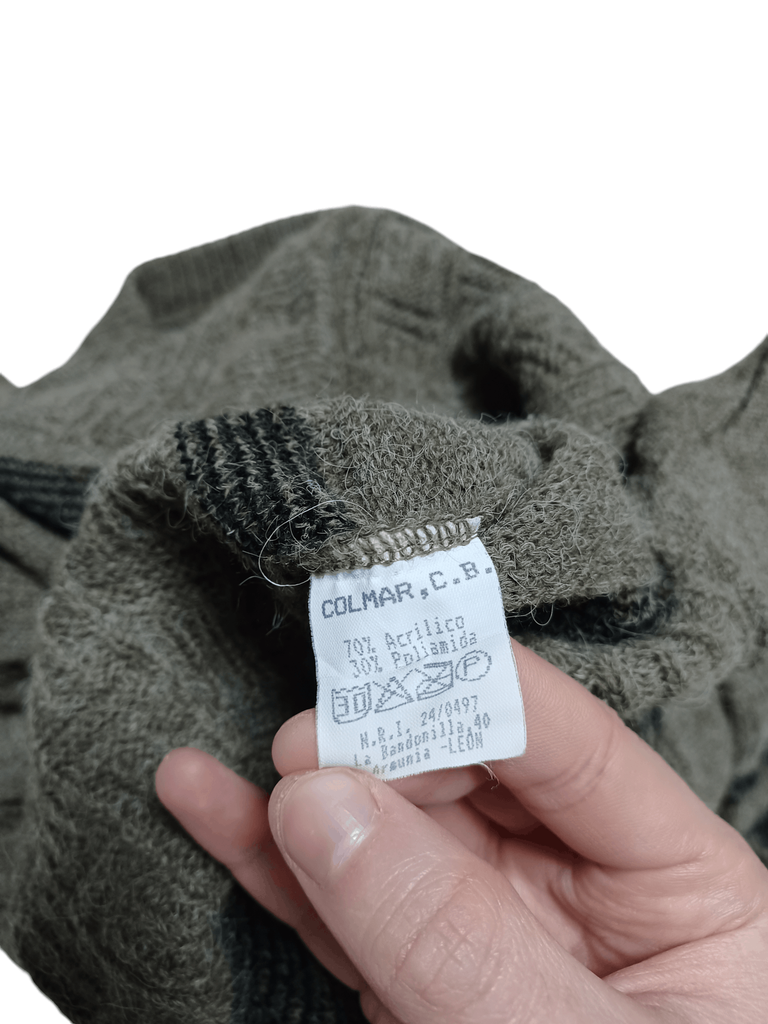Other VINTAGE 90S 80S CARDIGAN MADE IN SPAIN OLDMONEY Size US L / EU 52-54 / 3 - 3 Thumbnail