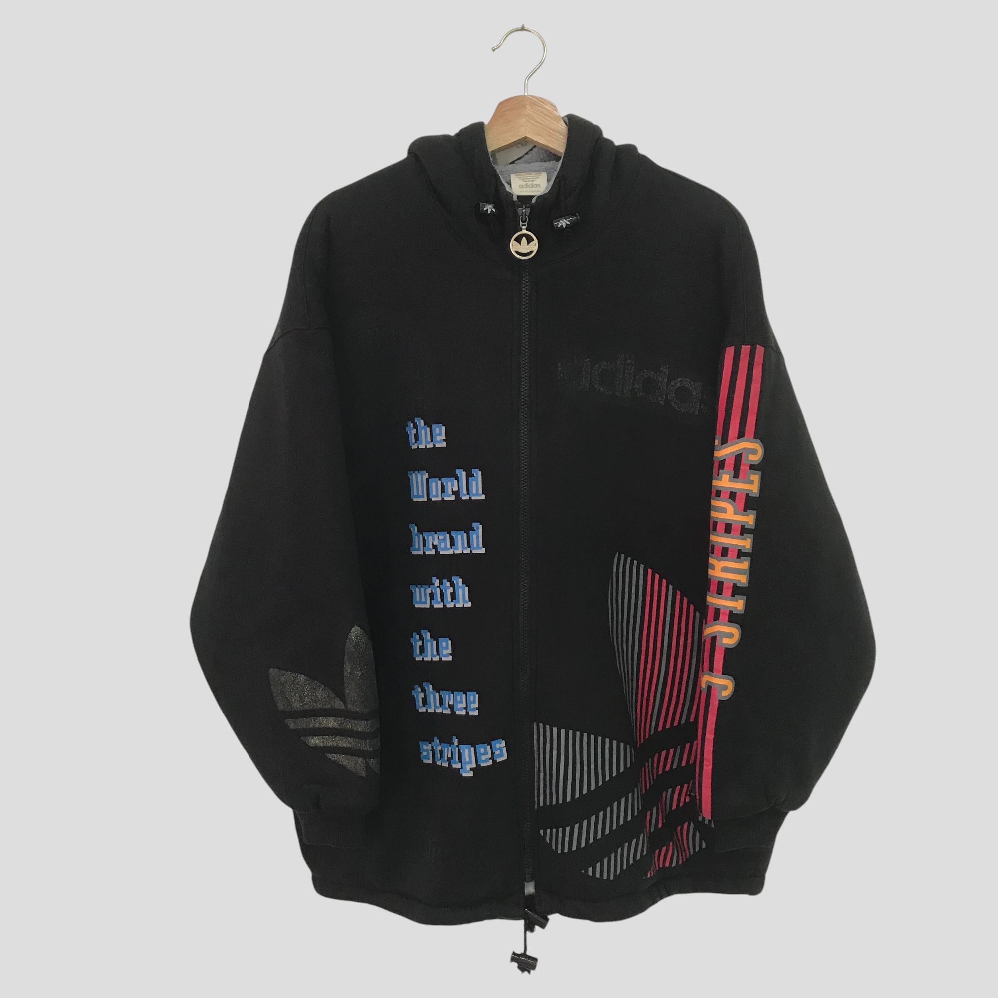 Adidas Vintage 90’s Adidas Trefoil Blue Sweater - 234 Size US L / EU 52-54 / 3 - 1 Thumbnail