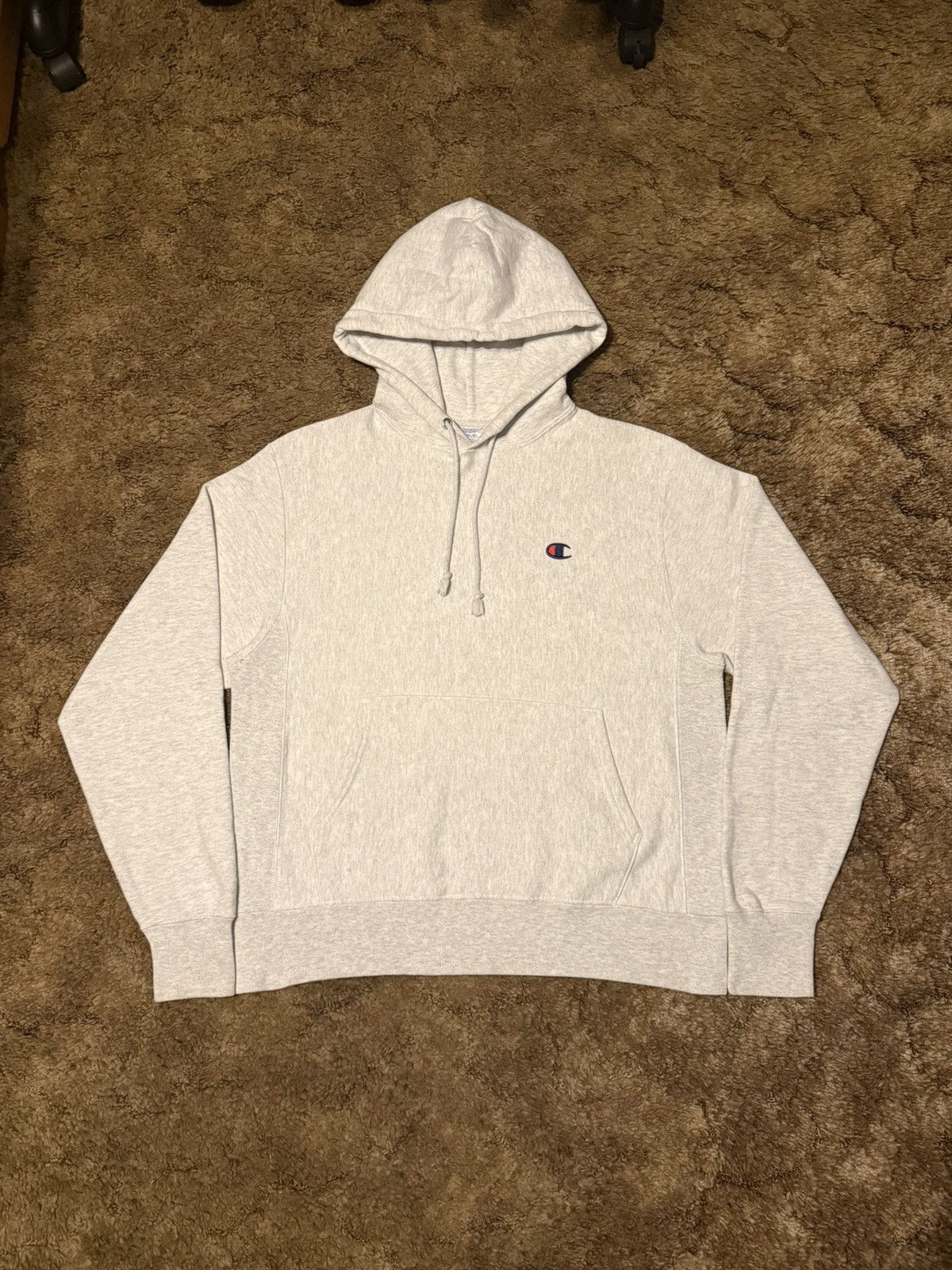 Champion Vintage Champion Small Logo Reverse Weave Hoodie Grey Medium Size US M / EU 48-50 / 2 - 1 Thumbnail