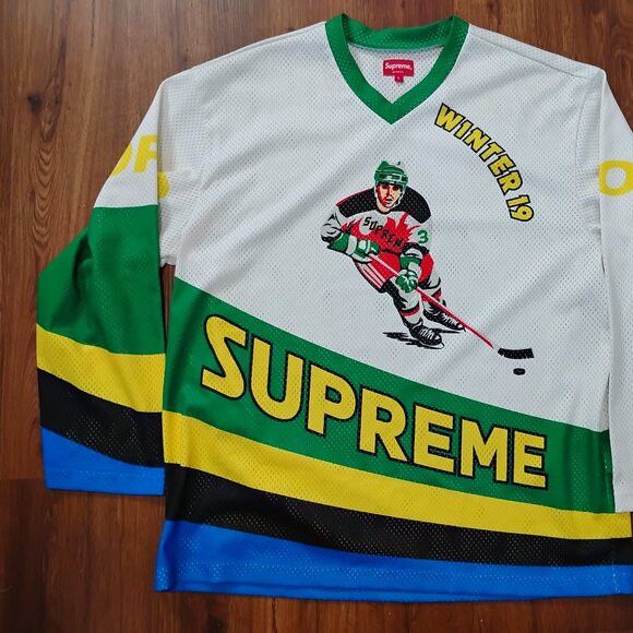 Supreme Supreme Winter 2019 Hockey Jersey Size US L / EU 52-54 / 3 - 2 Thumbnail