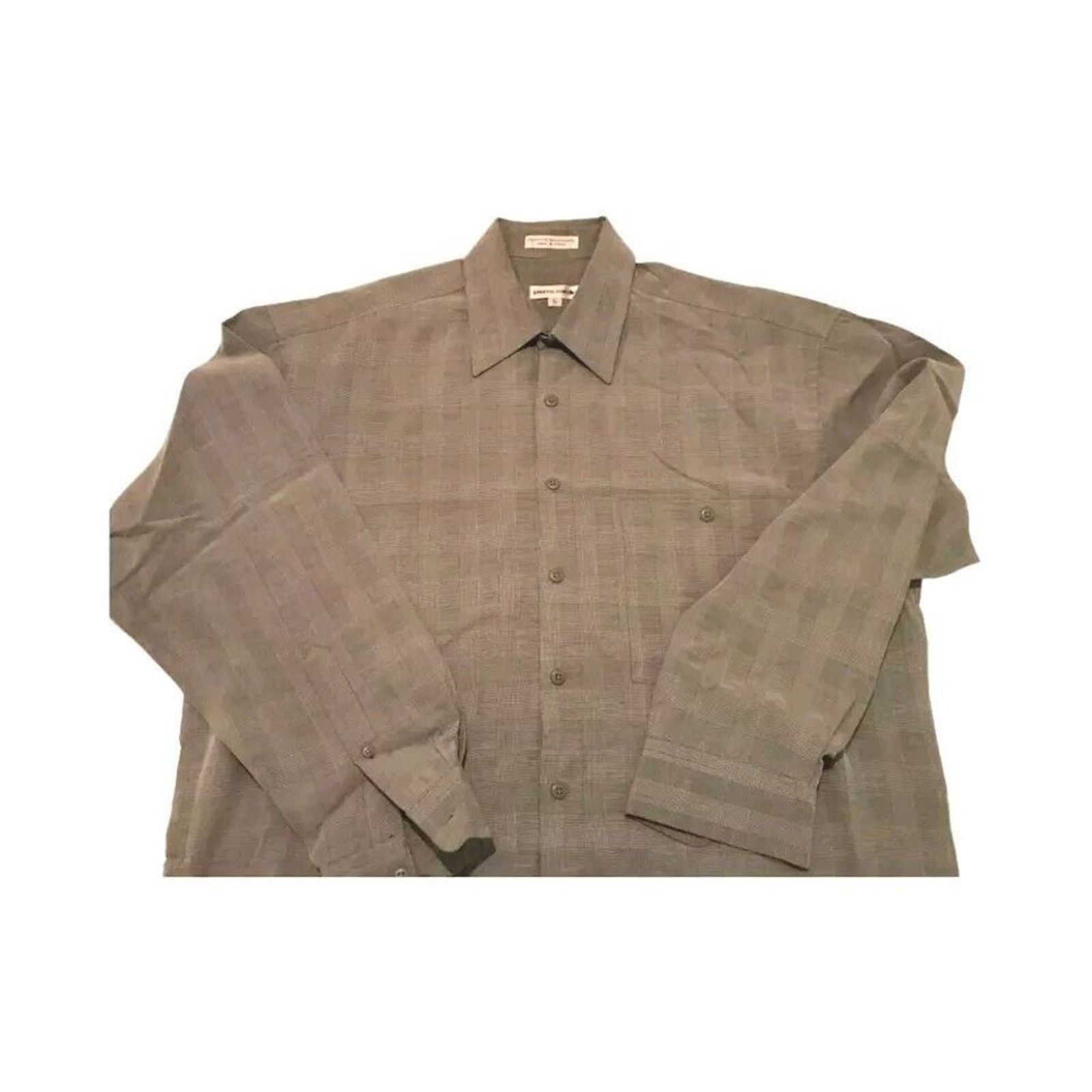 Pierre Cardin Pierre Cardin Men's Shirt L Grey Long Sleeve Button-Up Size US L / EU 52-54 / 3 - 1 Thumbnail