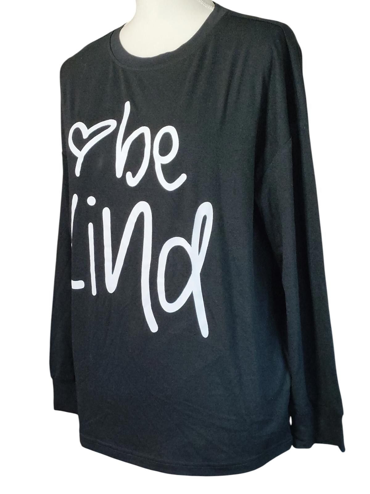 Other Pretty Garden Black Long Sleeve Graphic Shirt for Women Size M / US 6-8 / IT 42-44 - 5 Thumbnail