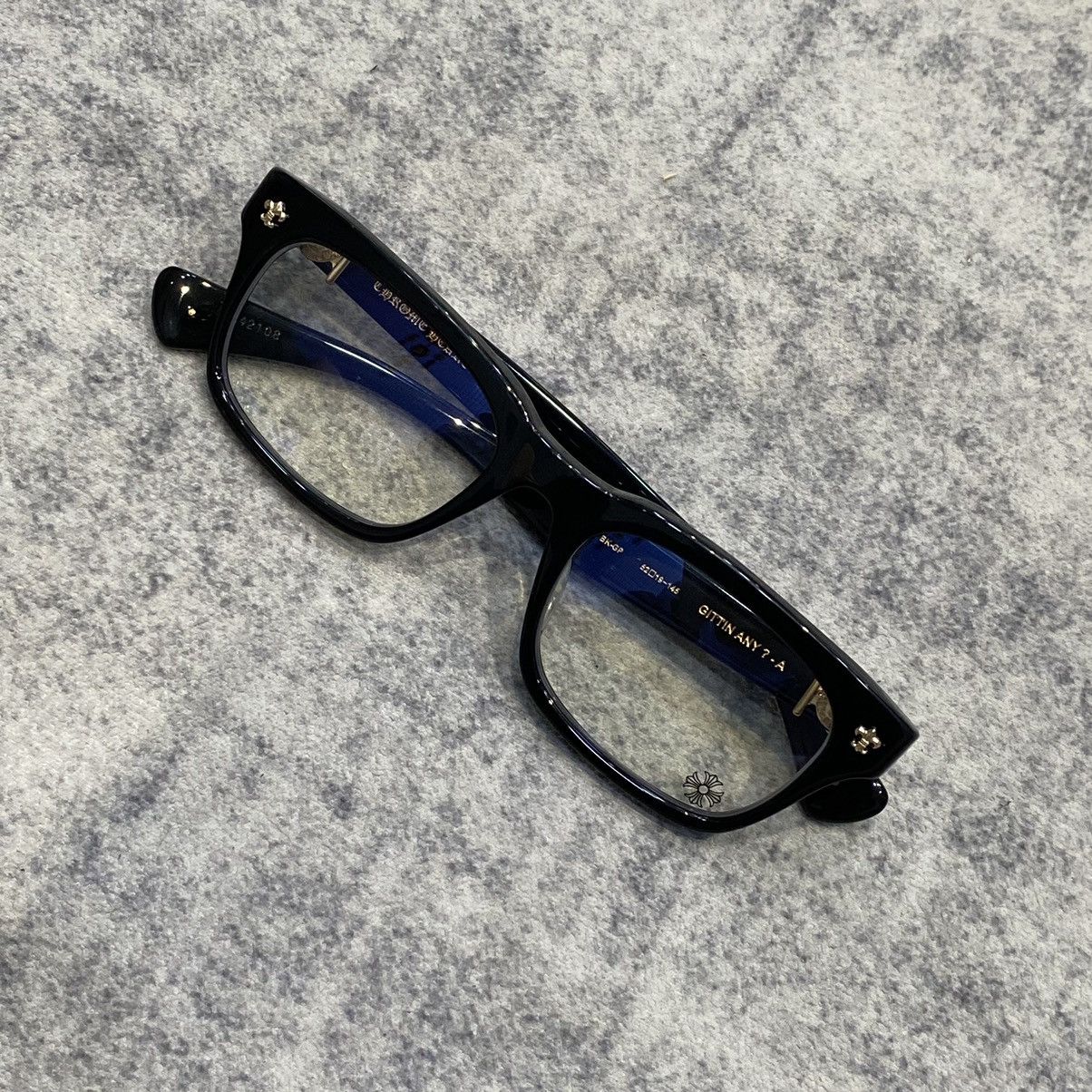 Chrome Hearts CHROME HEARTS GITTIN ANY?-A Black Gold Size ONE SIZE - 4 Thumbnail
