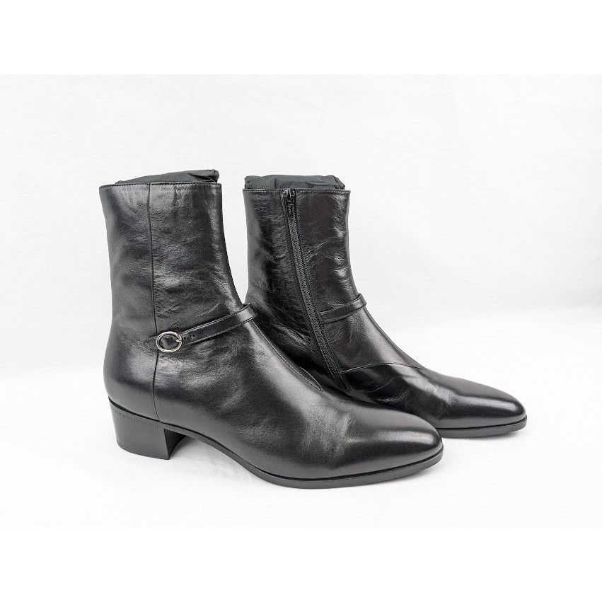 Saint Laurent Paris o1rshd1 Q:2 / Vlad 45 Zipped Boots in Black Size US 10 / EU 43 - 13 Thumbnail