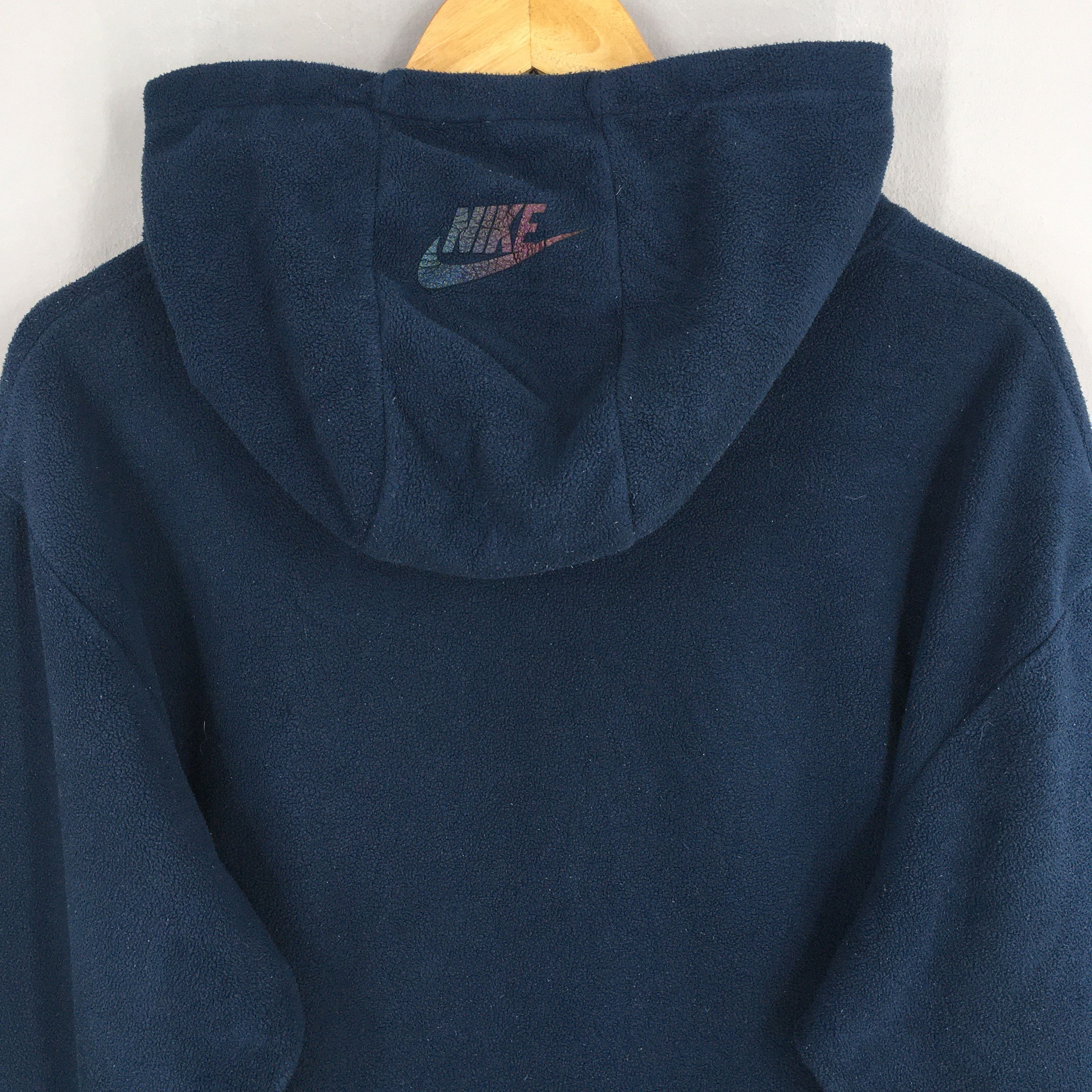 Nike × Nike ACG Vintage 90's Nike Swoosh Blue Hoodie Sweatshirts Large Size US L / EU 52-54 / 3 - 7 Thumbnail