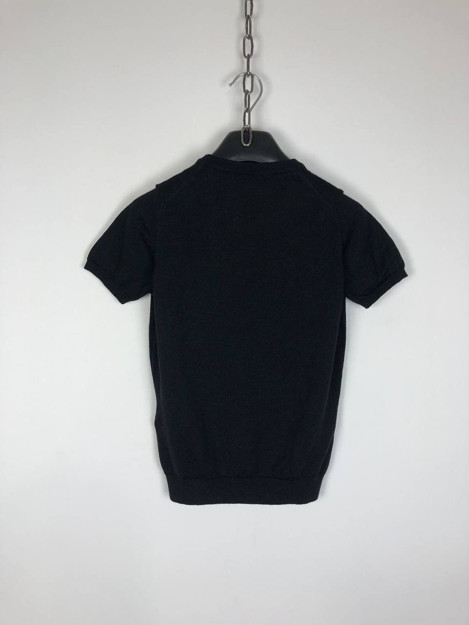 Moncler Moncler Wool Pullover Sweater Short Sleeve Black size S Size S / US 4 / IT 40 - 6 Thumbnail