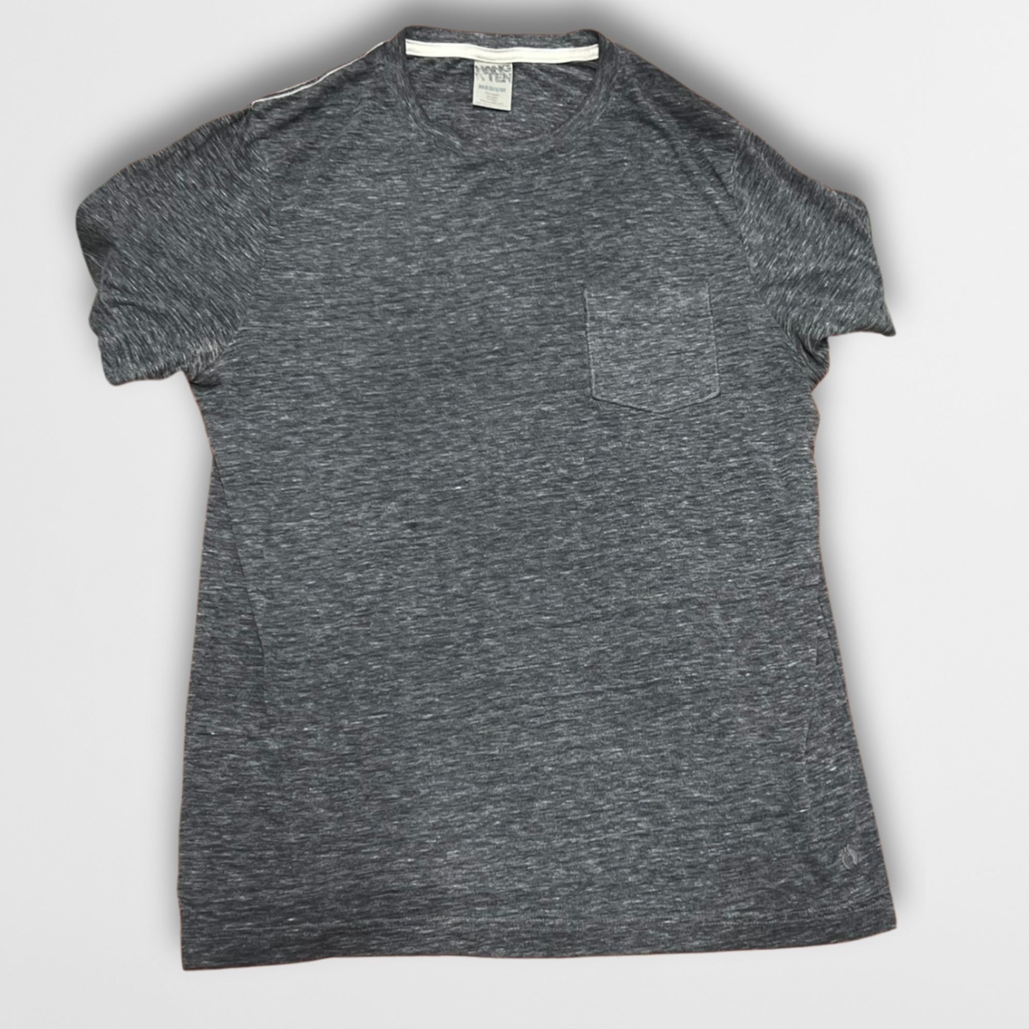 Hang Ten Hangten Men’s Cotton Shirt – Gray Short Sleeve Casual Tee | Size US M / EU 48-50 / 2 - 2 Thumbnail