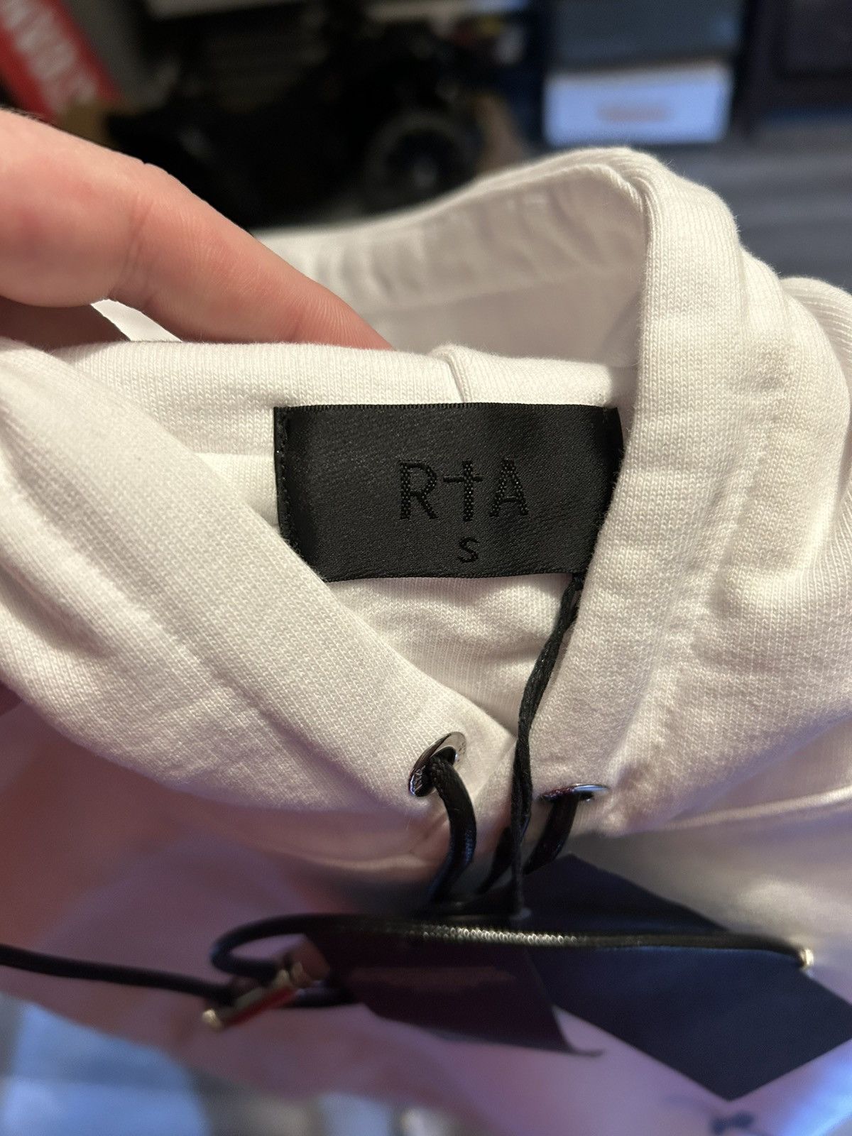 Rta RTA Dion Hoodie Rest In Peace White sz S Size US S / EU 44-46 / 1 - 6 Thumbnail