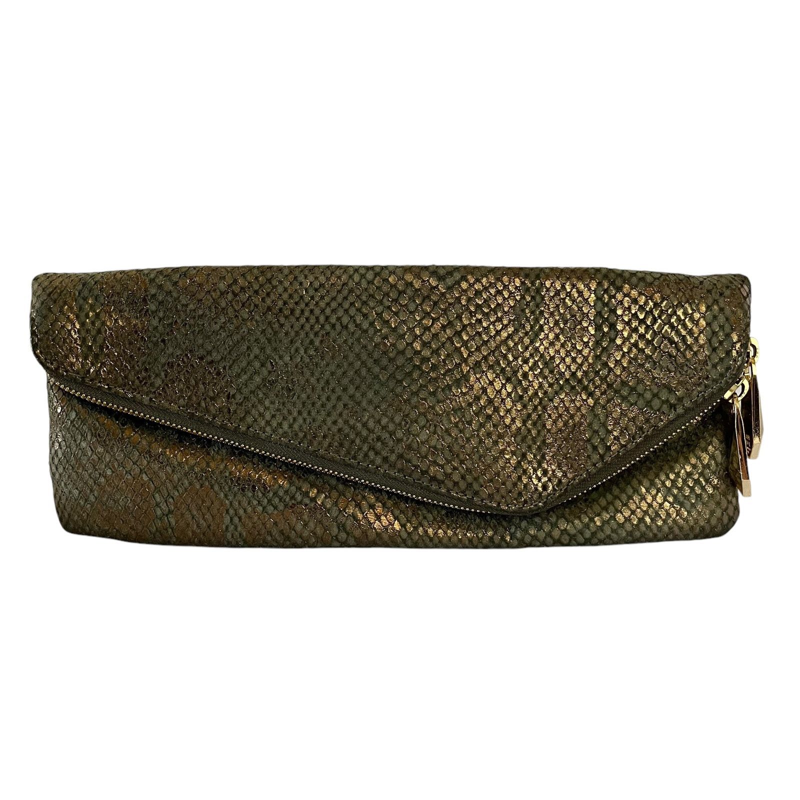 Henri Bendel Henri Bendel Debutante Slim Snake Print Clutch Evening Bag Size ONE SIZE - 10 Thumbnail