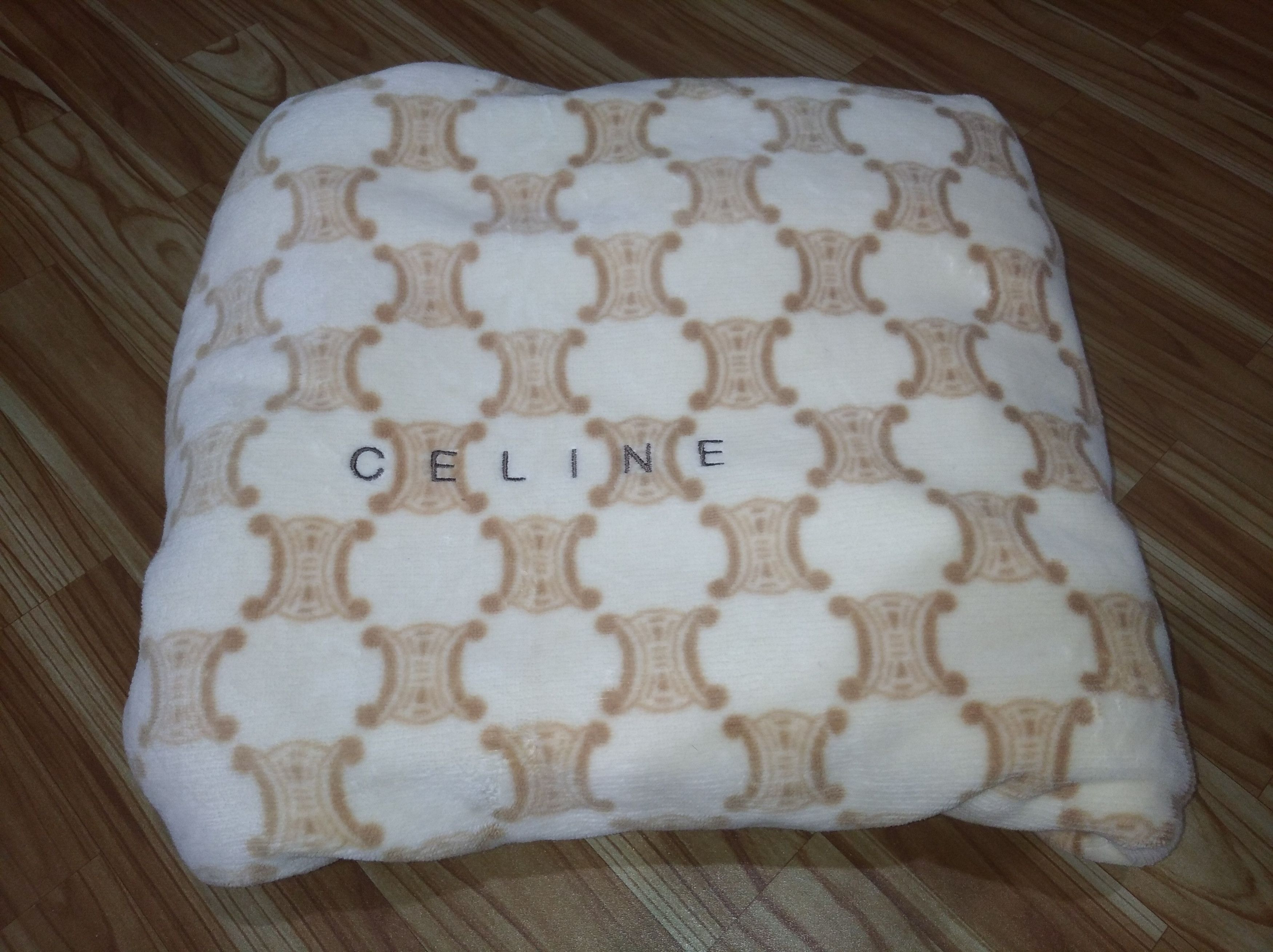 Celine RARE ‼️ Celine Monogram All Over Printed Blanket Size ONE SIZE - 1 Thumbnail