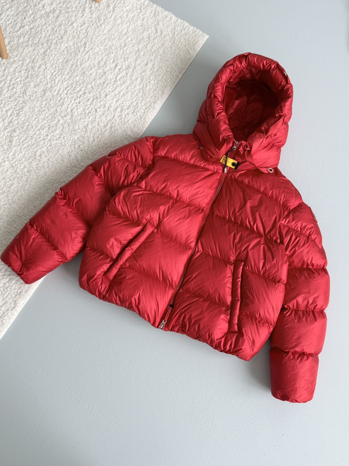 Parajumpers PARAJUMPERS Hooded Down Puffer Hollywood Jacket Red Women’s Size XL / US 12-14 / IT 48-50 - 6 Thumbnail
