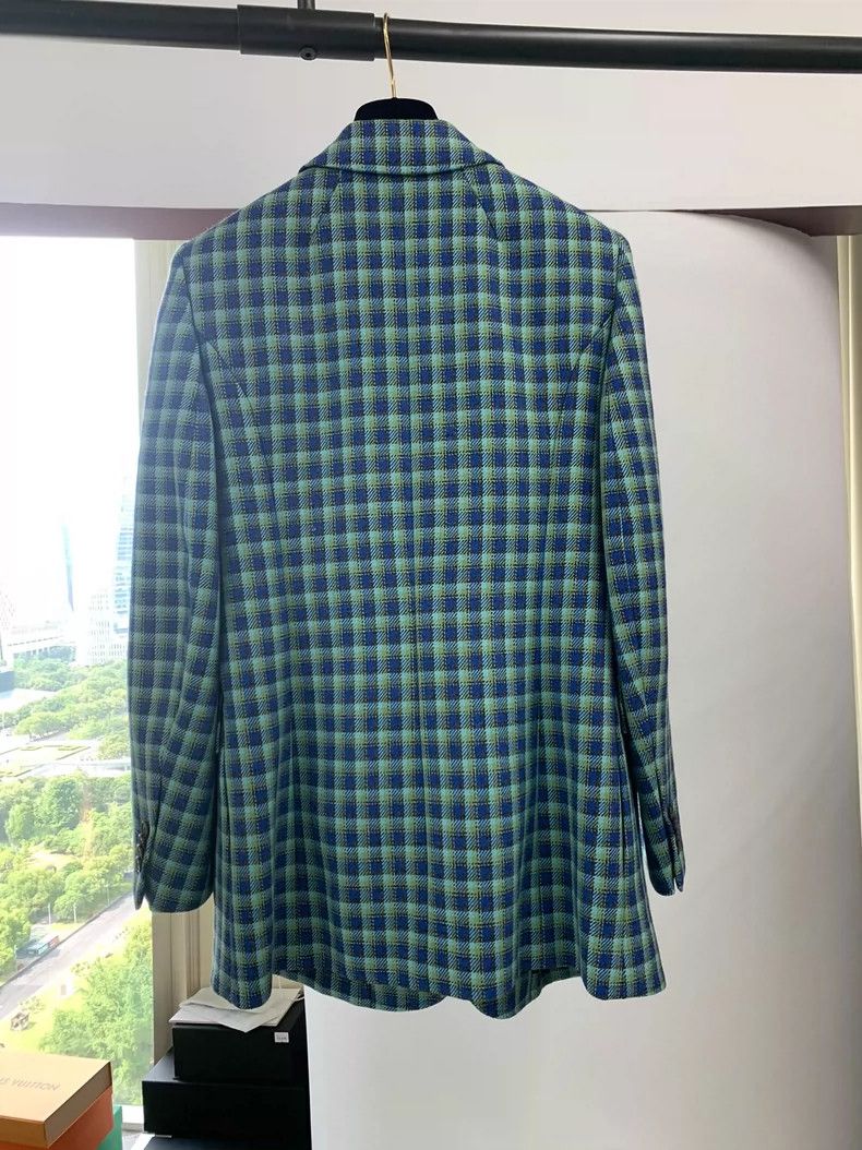 Balenciaga Balenciaga size 38 Wool Plaid Blazer Size M / US 6-8 / IT 42-44 - 3 Thumbnail