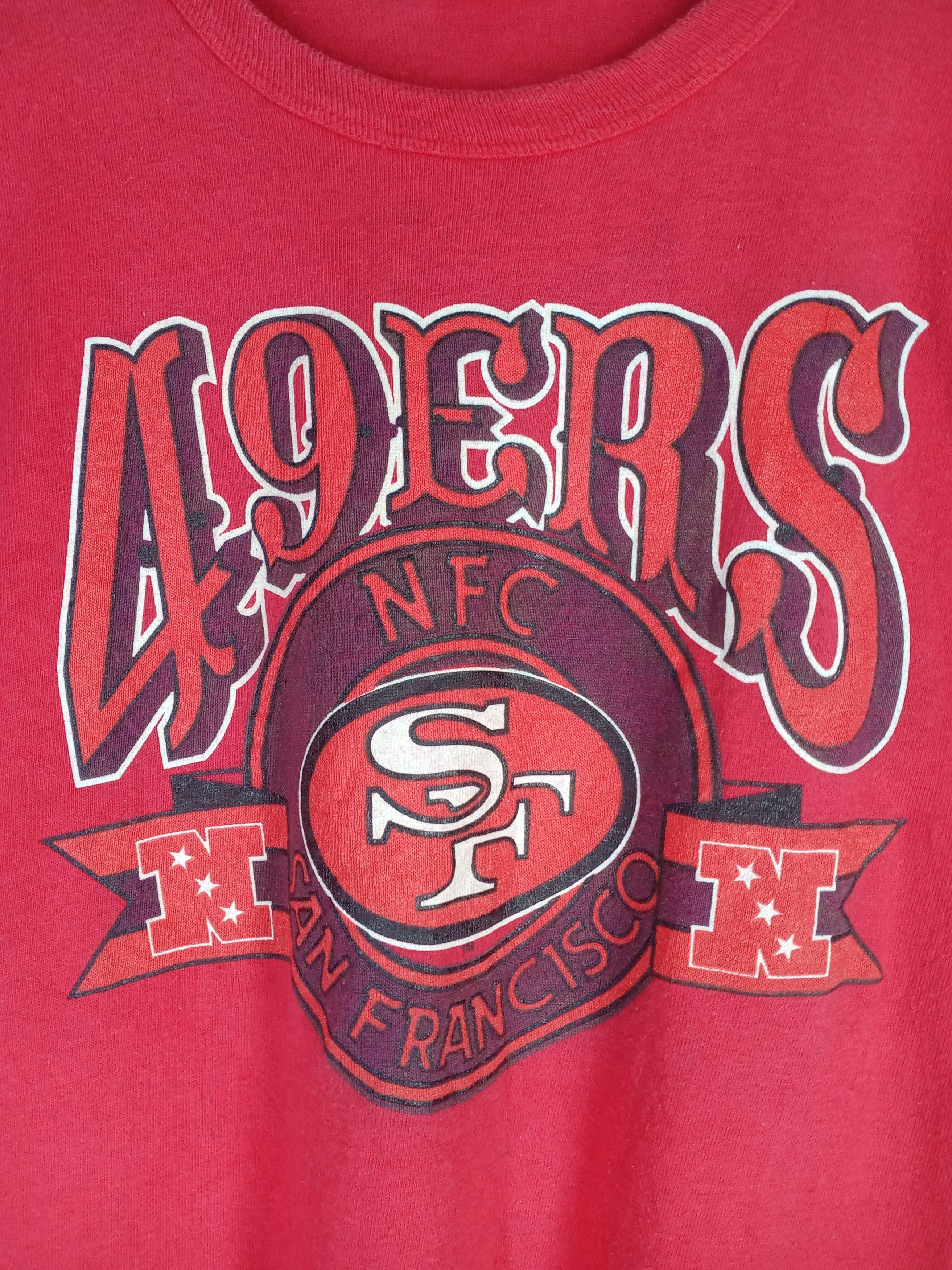 Champion × NFL Very Rare Vintage 70s Champion 49ers San Francisco Tshirt Size US M / EU 48-50 / 2 - 3 Thumbnail