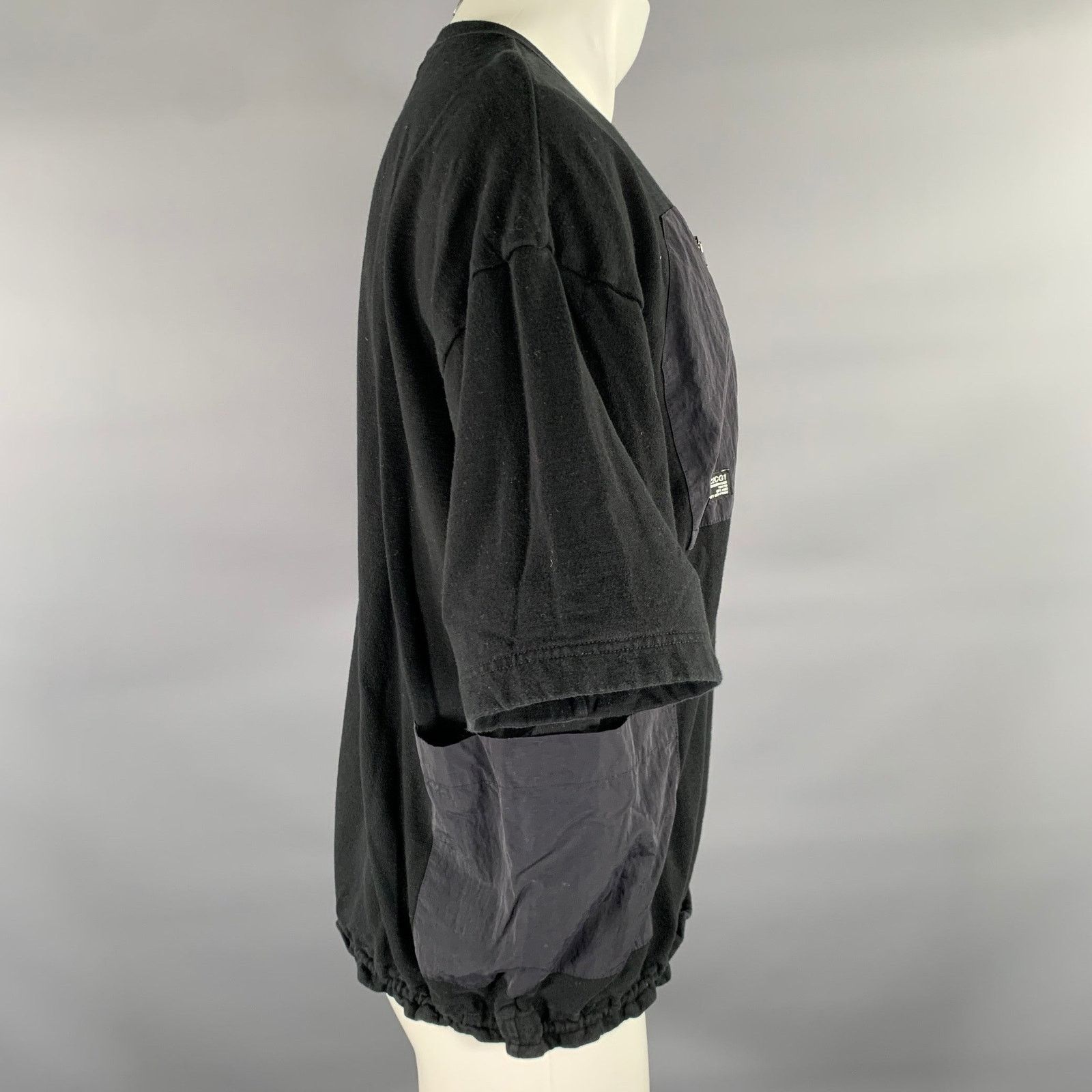 Neighborhood NEIGHBORHOOD Size M Black Graphic Cotton Oversized T-shirt Size US L / EU 52-54 / 3 - 3 Thumbnail