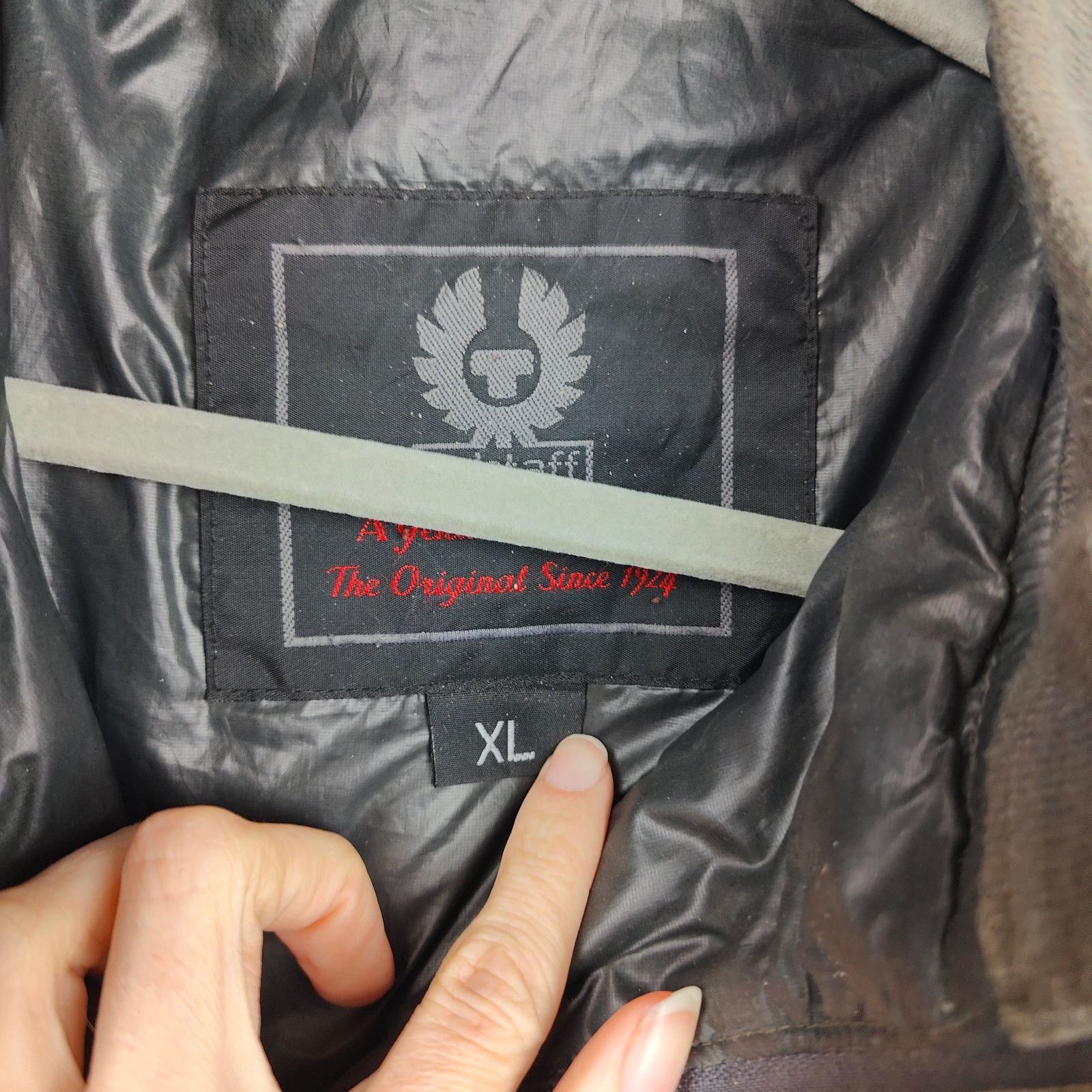 Belstaff Belstaff Puffer Jacket XL Soft Black Full Zip Moto Pockets Size US XL / EU 56 / 4 - 9 Thumbnail