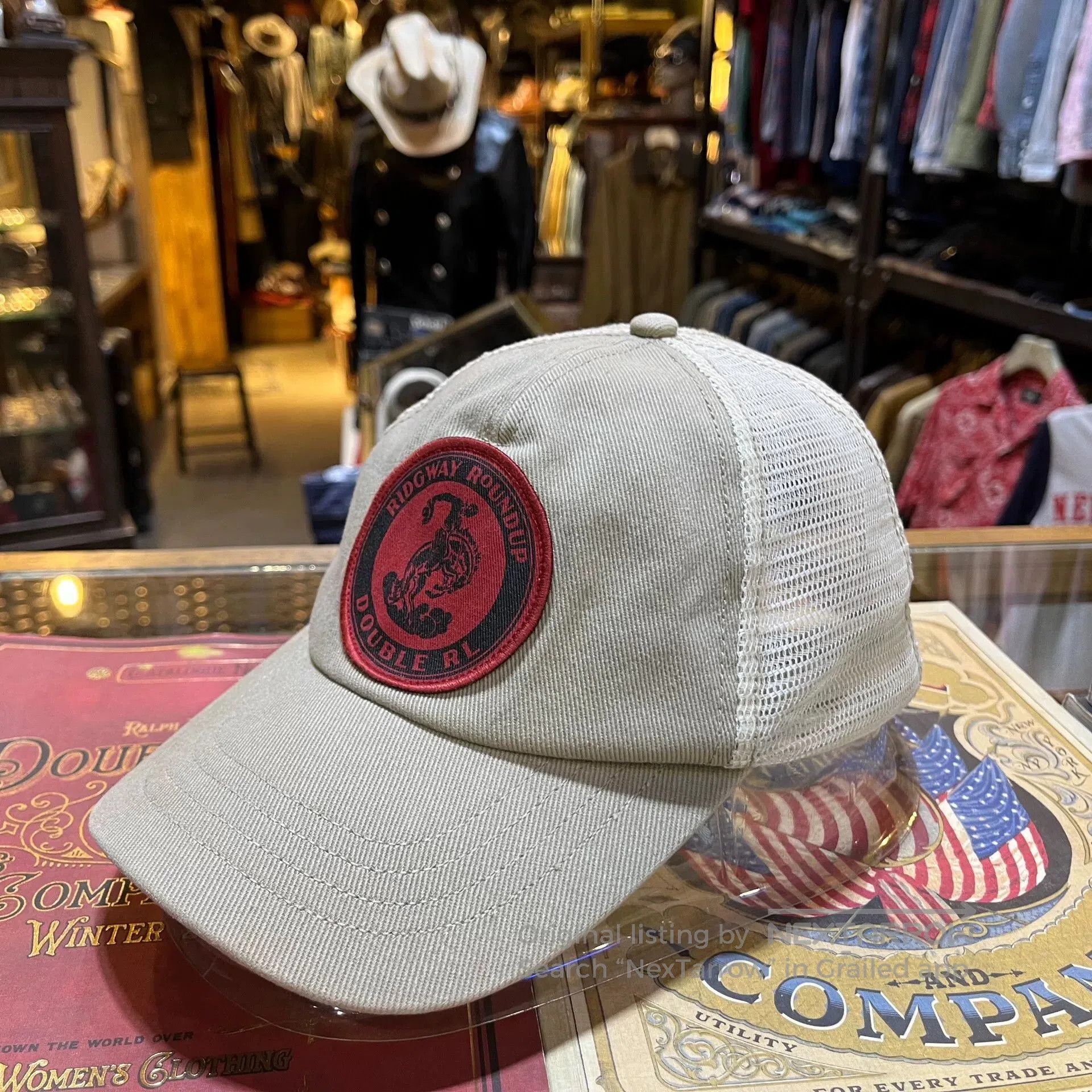 RRL Ralph Lauren double rl baseball cap with logo. Size ONE SIZE - 3 Thumbnail