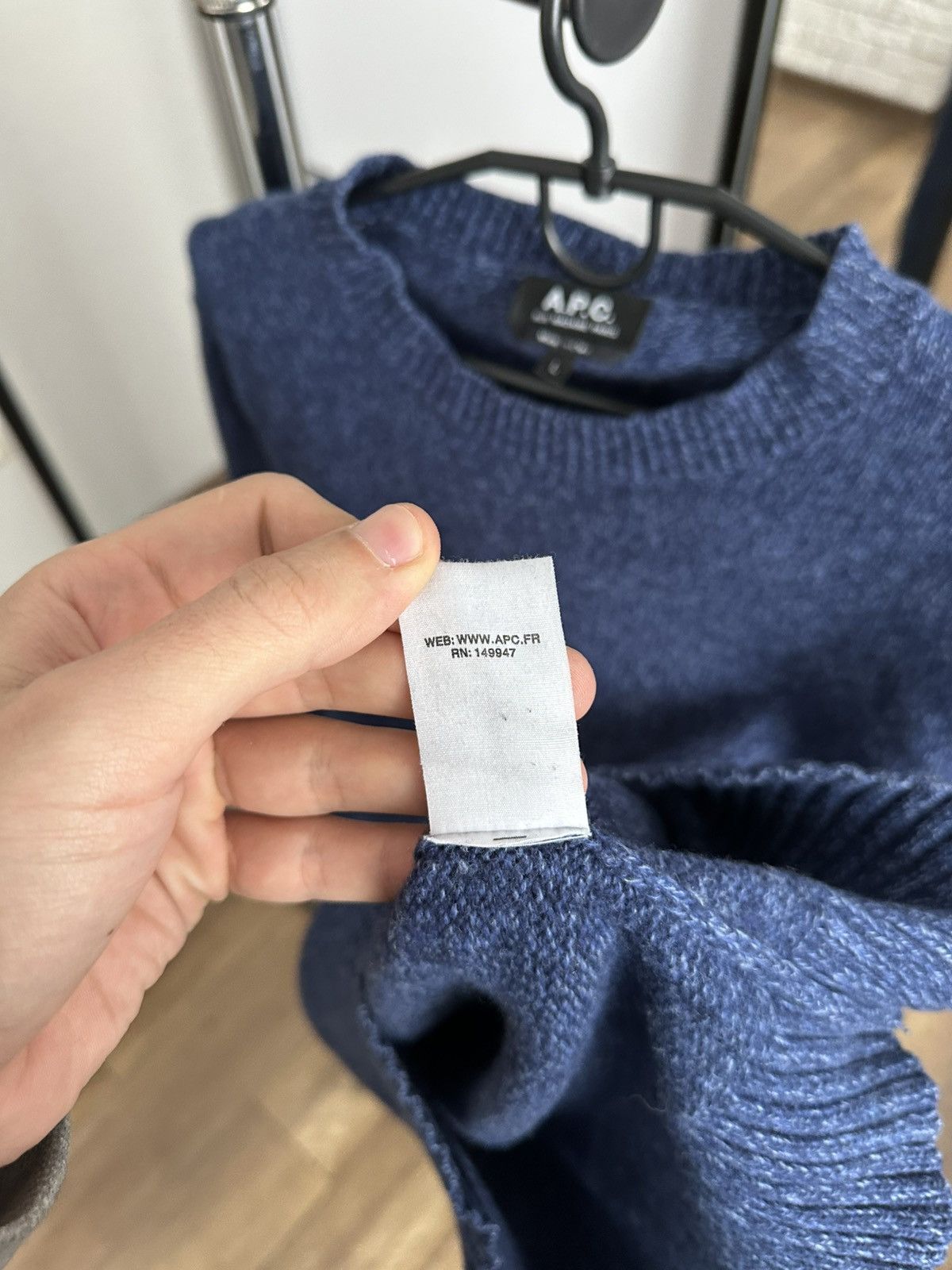 A.P.C. A.P.C. Merino Wool Sweater Pullover Size US L / EU 52-54 / 3 - 9 Thumbnail
