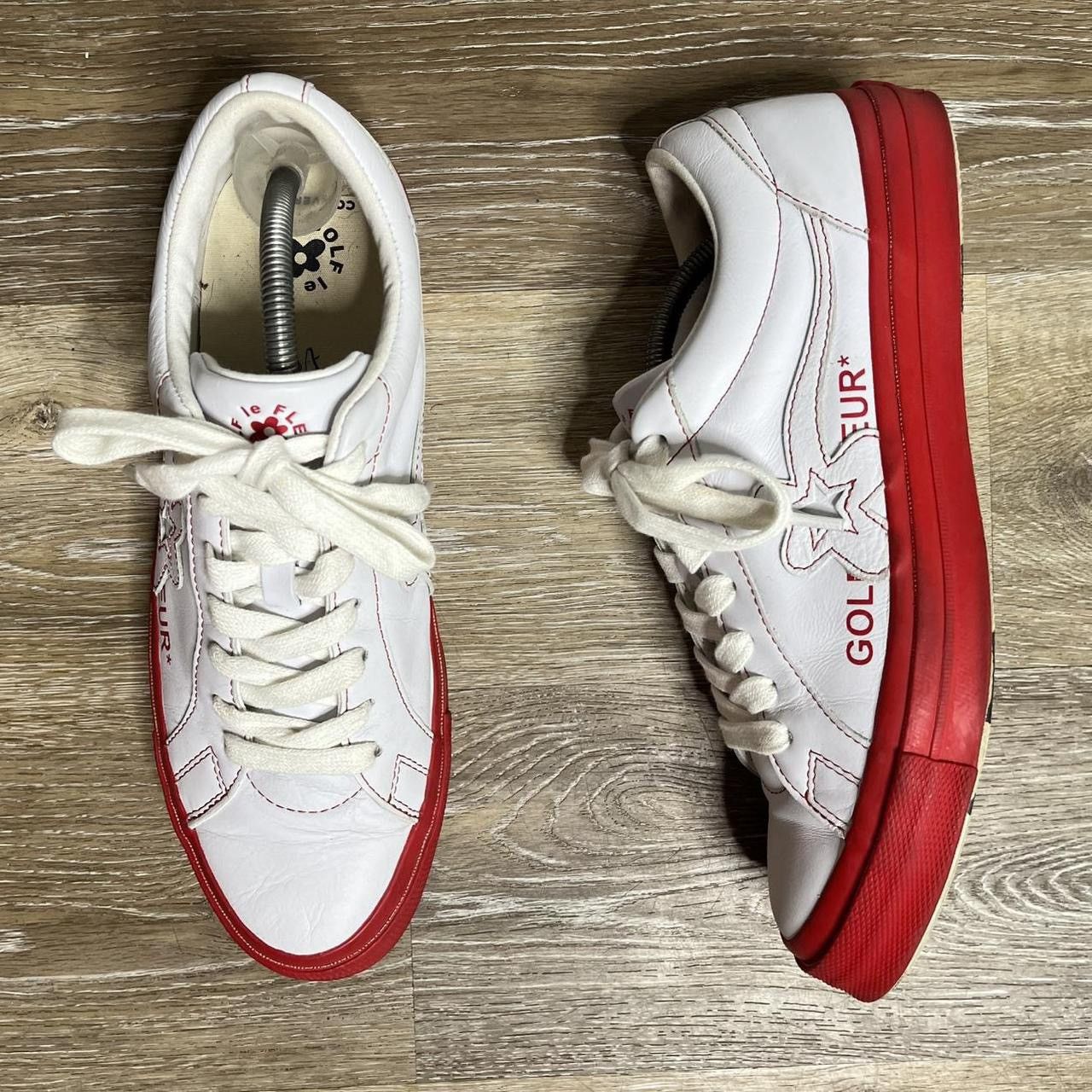 Converse × Golf le Fleur racing red golf le fleur one star Size US 10 / EU 43 - 2 Thumbnail