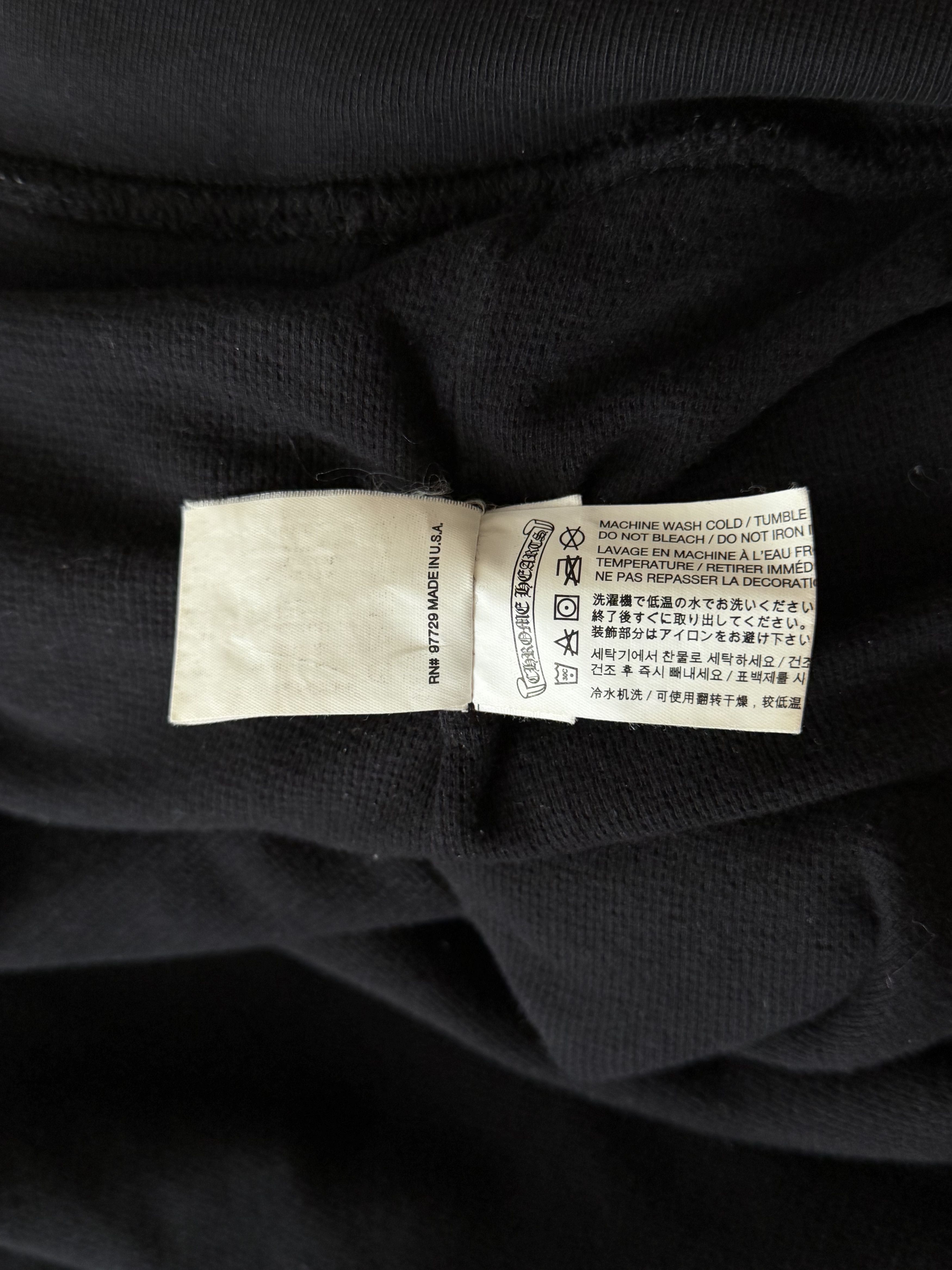 Chrome Hearts Black & White Malibu Cross Logo Zip Up Thermal Hoodie Size US S / EU 44-46 / 1 - 5 Thumbnail