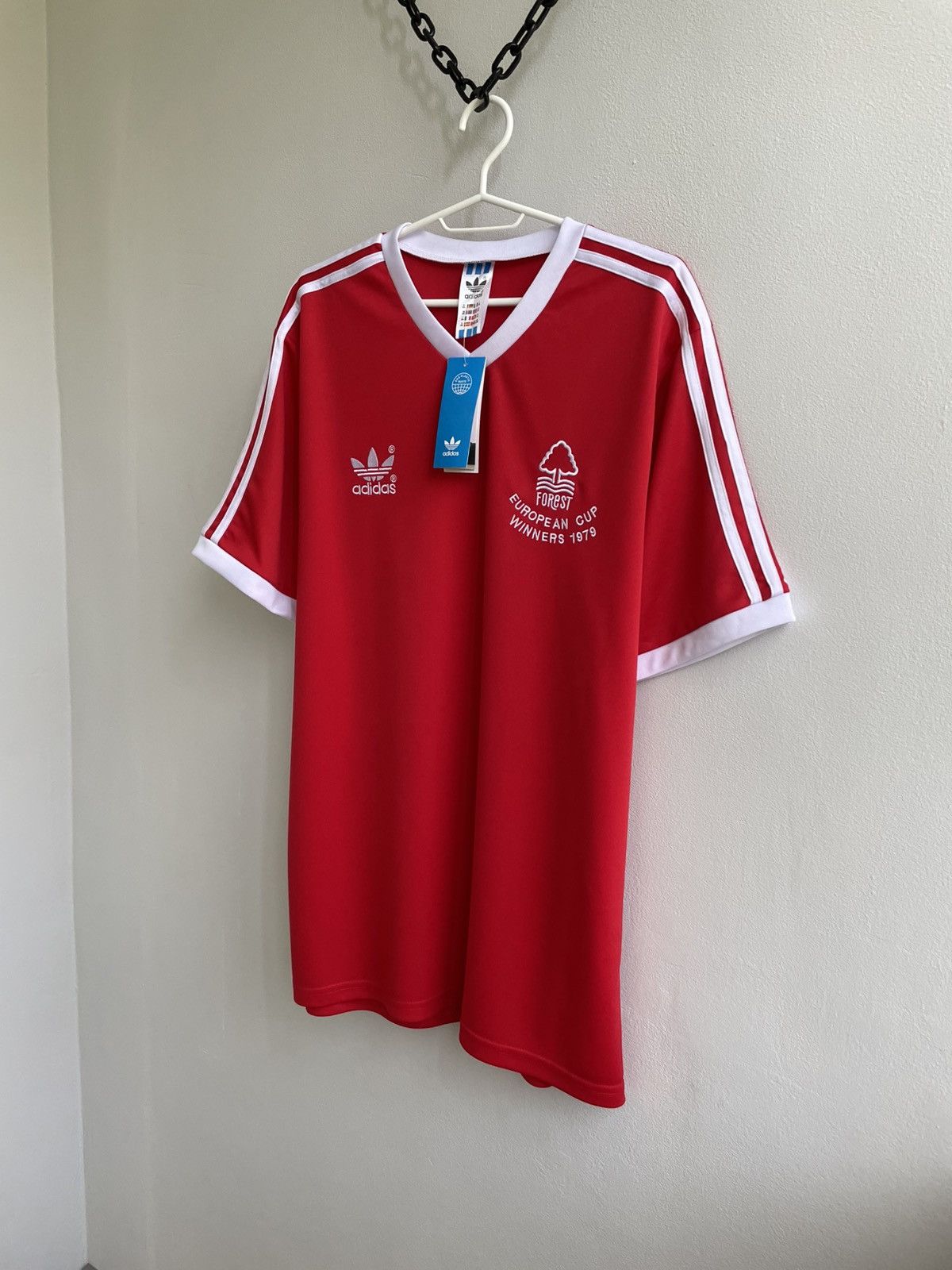 Vintage Nottingham Forest 1981 1982 Soccer Football Shirt REISSUE Size US XXL / EU 58 / 5 - 2 Thumbnail