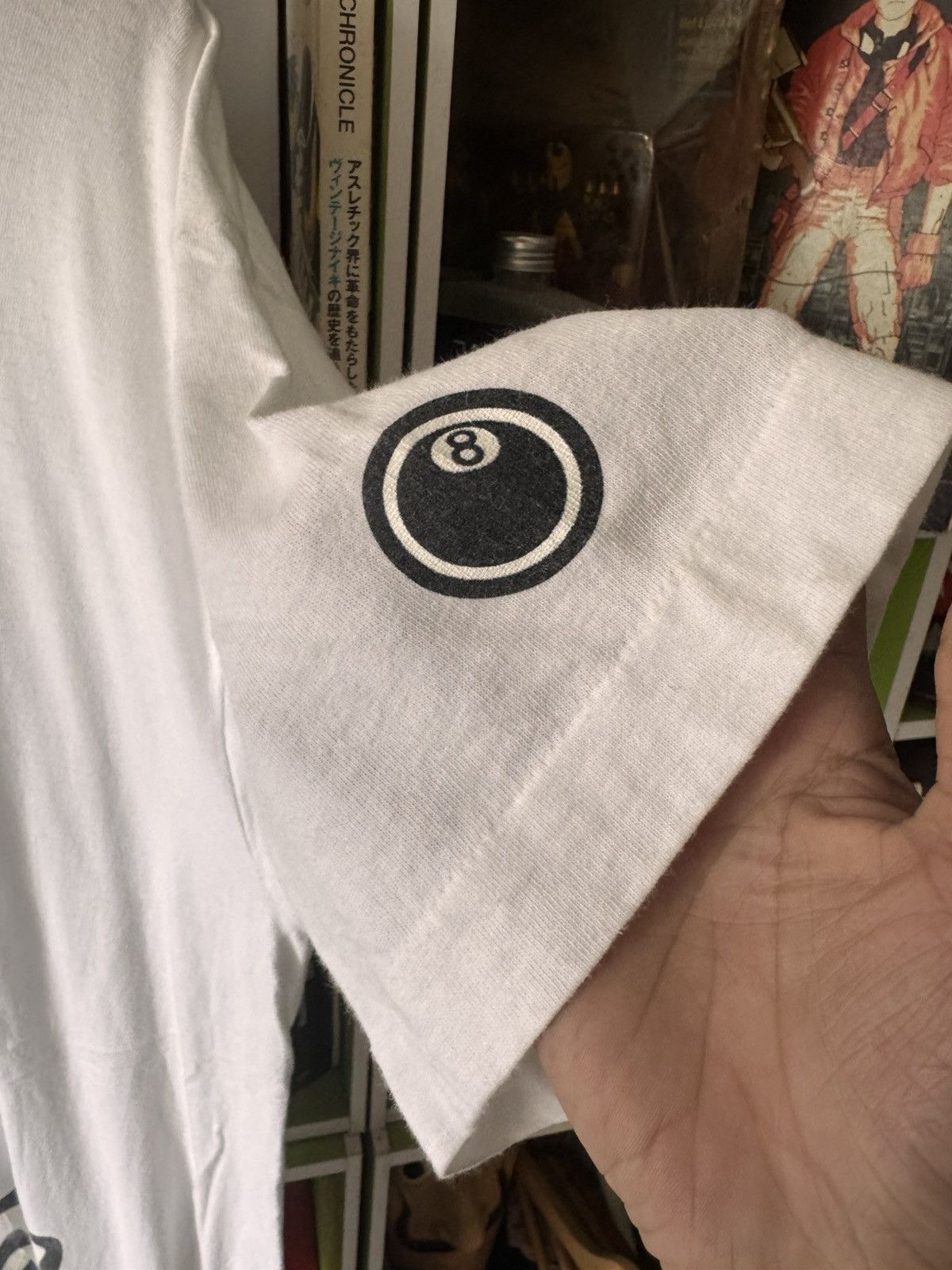 Fruit Of The Loom × Vintage VINTAGE early 90s EIGHT BALL BACKHIT🔥 Size US XL / EU 56 / 4 - 4 Thumbnail