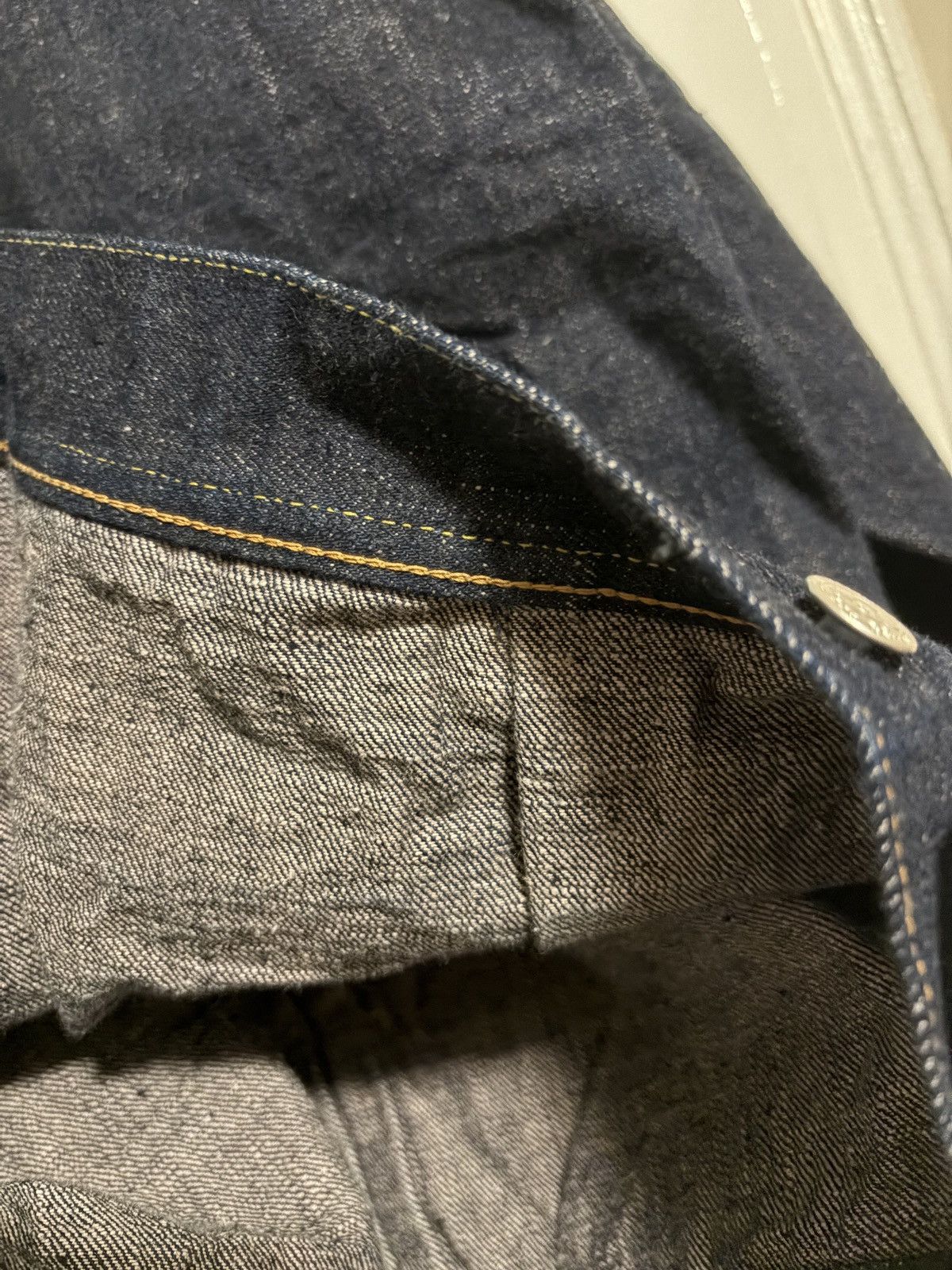 Samurai Jeans Samurai S101AX-SAKURA "Ai-Plus Sakura" 18oz Type 1 Jacket 44 Size US L / EU 52-54 / 3 - 10 Thumbnail