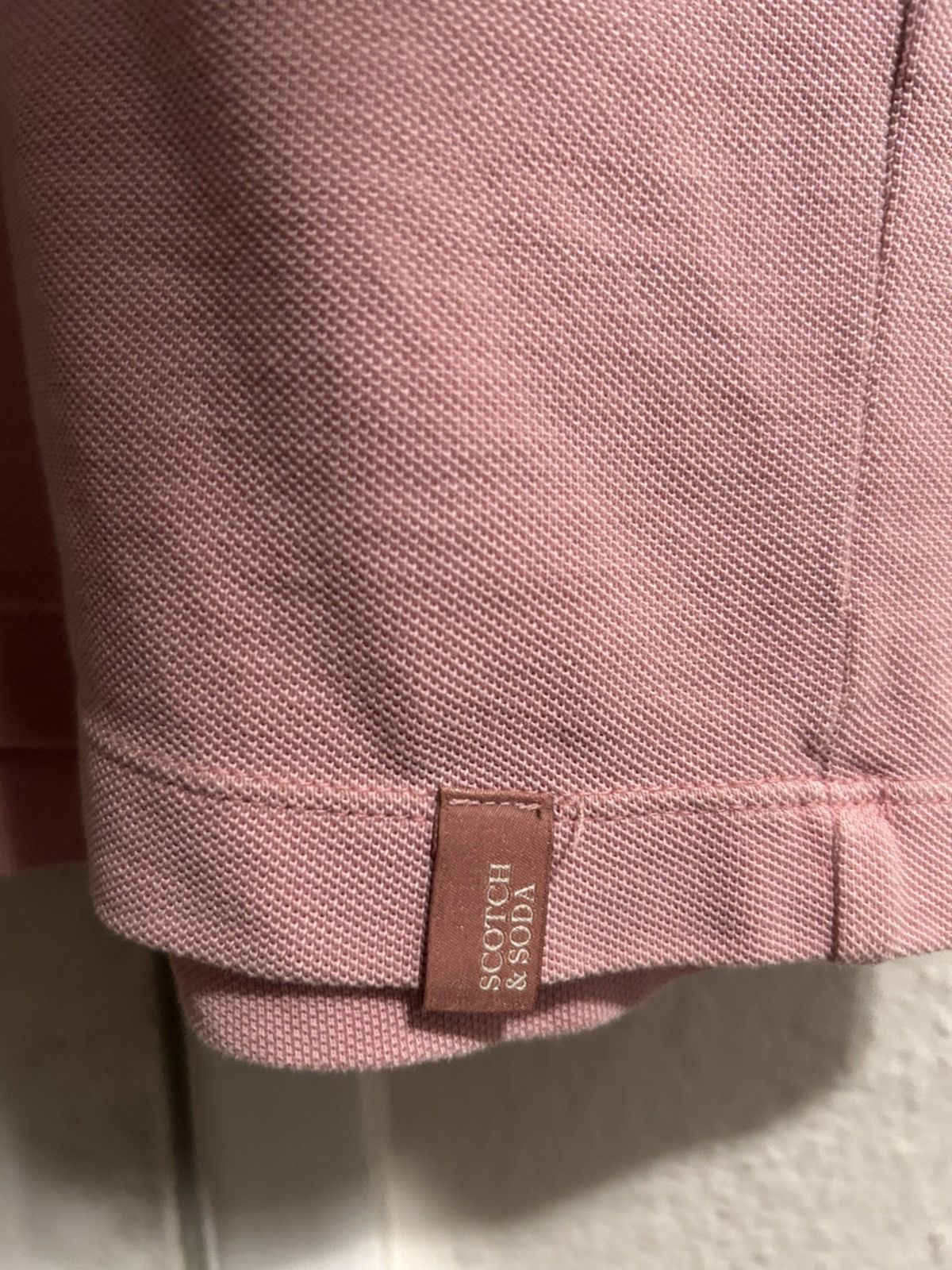 Scotch & Soda Scotch & Soda Pink Casual Tee L/XL Size US XL / EU 56 / 4 - 4 Thumbnail