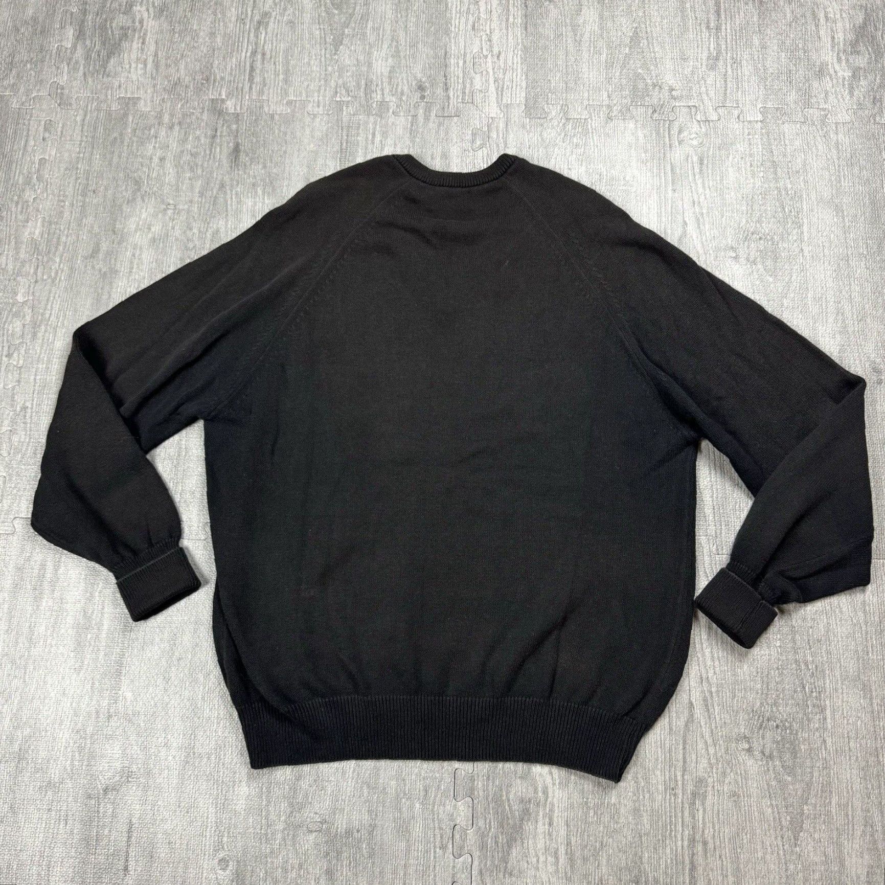Vintage VINTAGE PICKERING GOLF SWEATER PULLOVER XL BLACK EMBROIDERED 80s MENS Size US XL / EU 56 / 4 - 6 Thumbnail