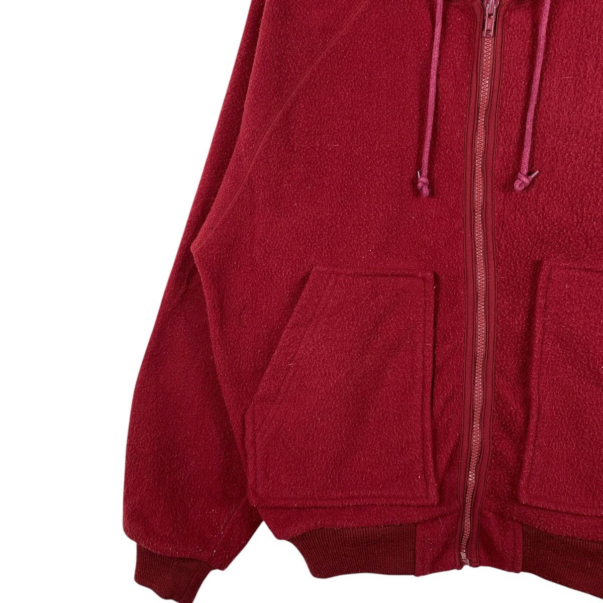 Edwin × Vintage Vintage EDWIN Casualwear Wool Hoodie Varsity Bomber Jacket Size US M / EU 48-50 / 2 - 5 Thumbnail