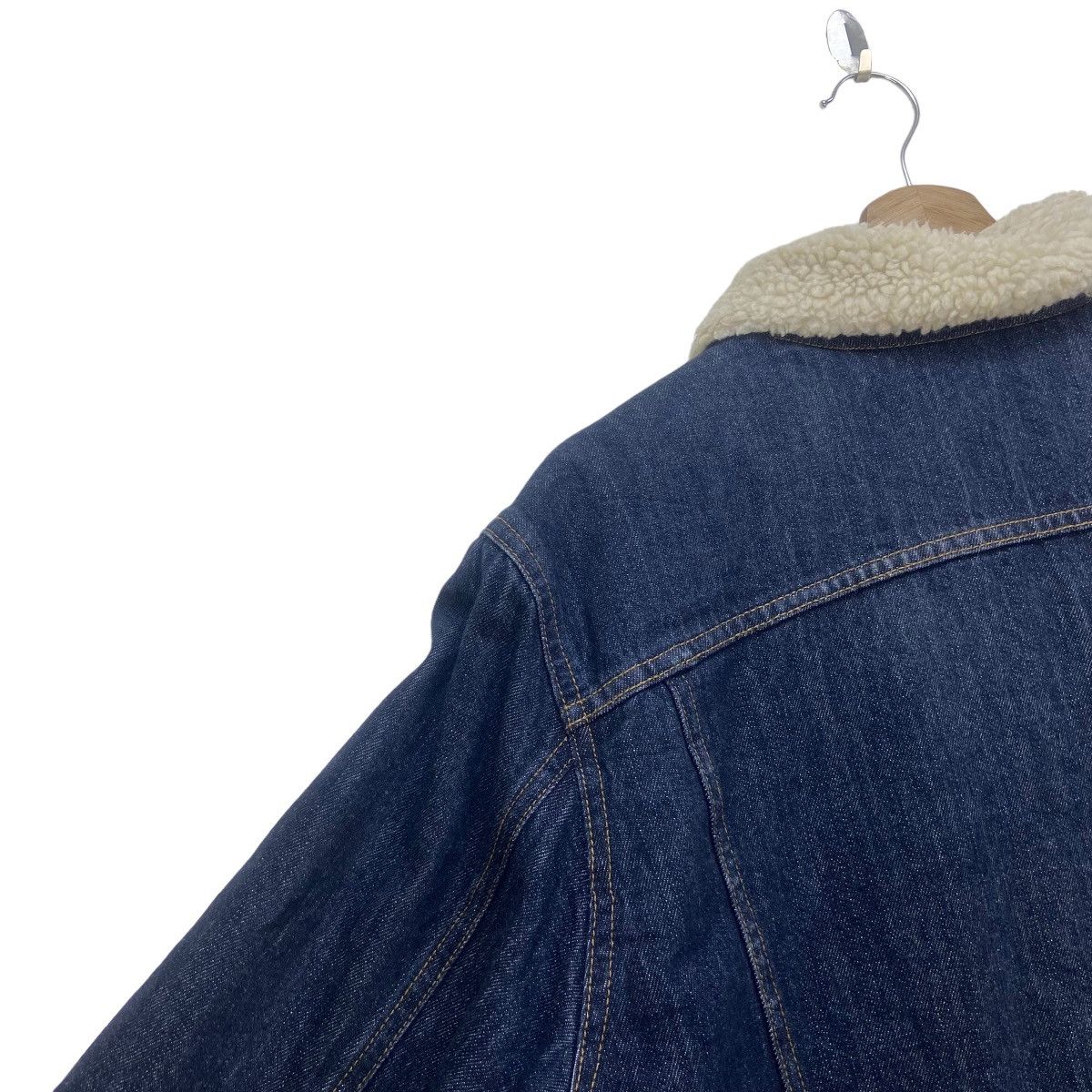 Japanese Brand Japanese Brand GU Western Sherpa Trucker Denim Jacket Size US M / EU 48-50 / 2 - 9 Thumbnail