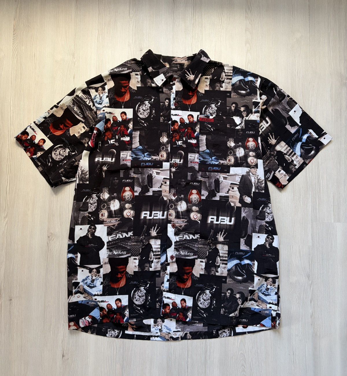 Fubu FUBU Overprinted Iconic Shirt Size US XXL / EU 58 / 5 - 1 Thumbnail