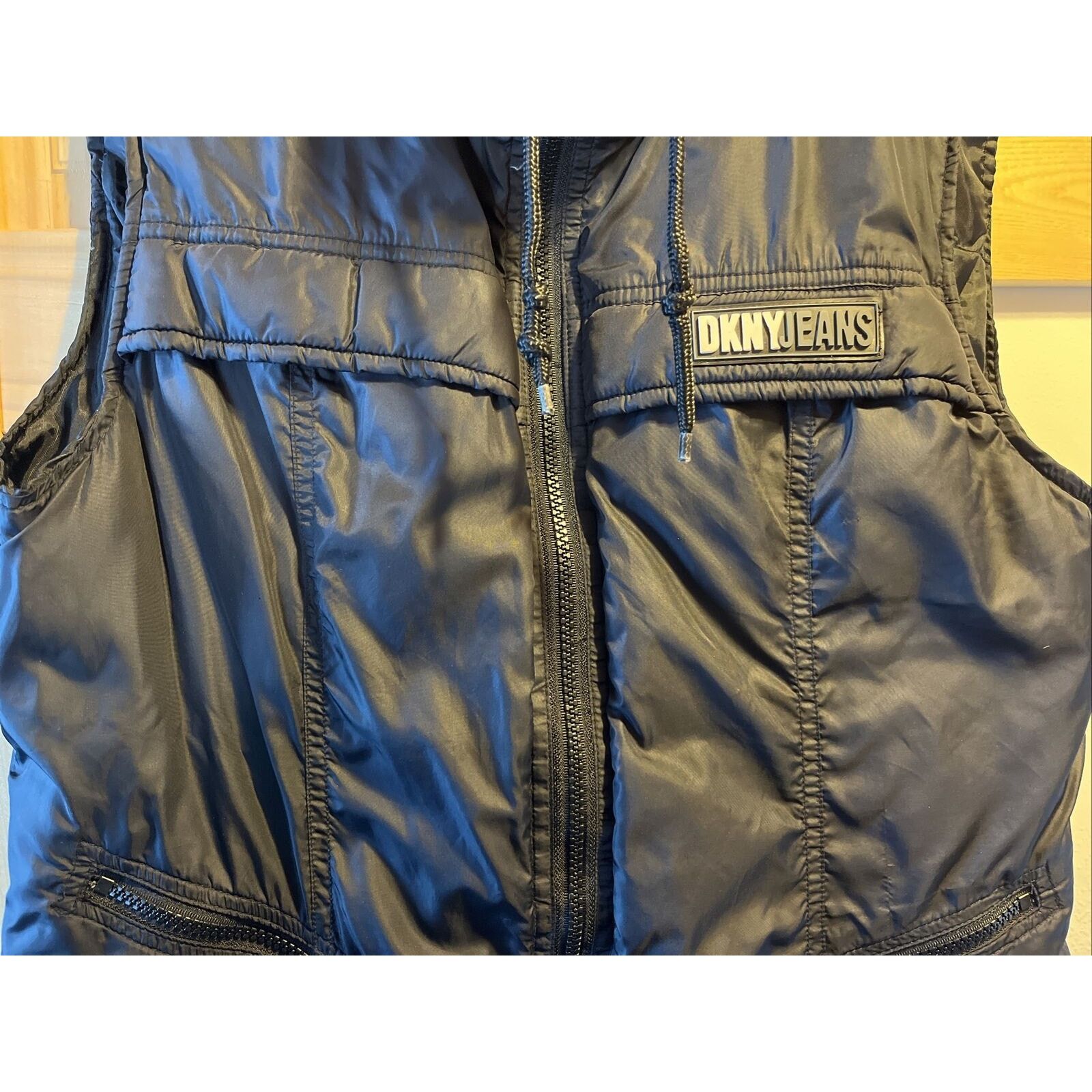 DKNY DKNY VTG Women’s S Black Down Insulated Full Zip Puffer Vest Size S / US 4 / IT 40 - 17 Thumbnail