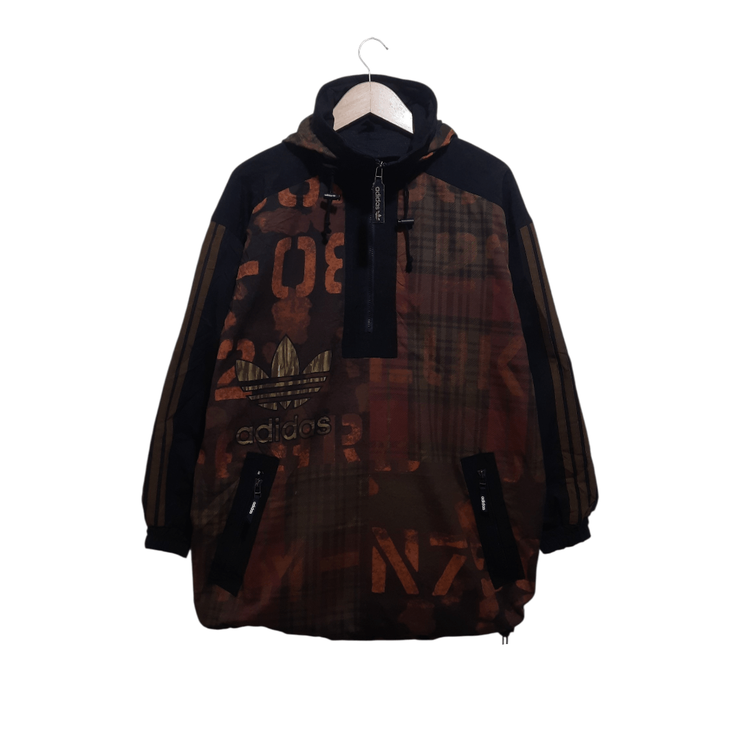 Adidas Vintage 80s Adidas by Descente Halfzip Ski Jacket Size US S / EU 44-46 / 1 - 1 Thumbnail