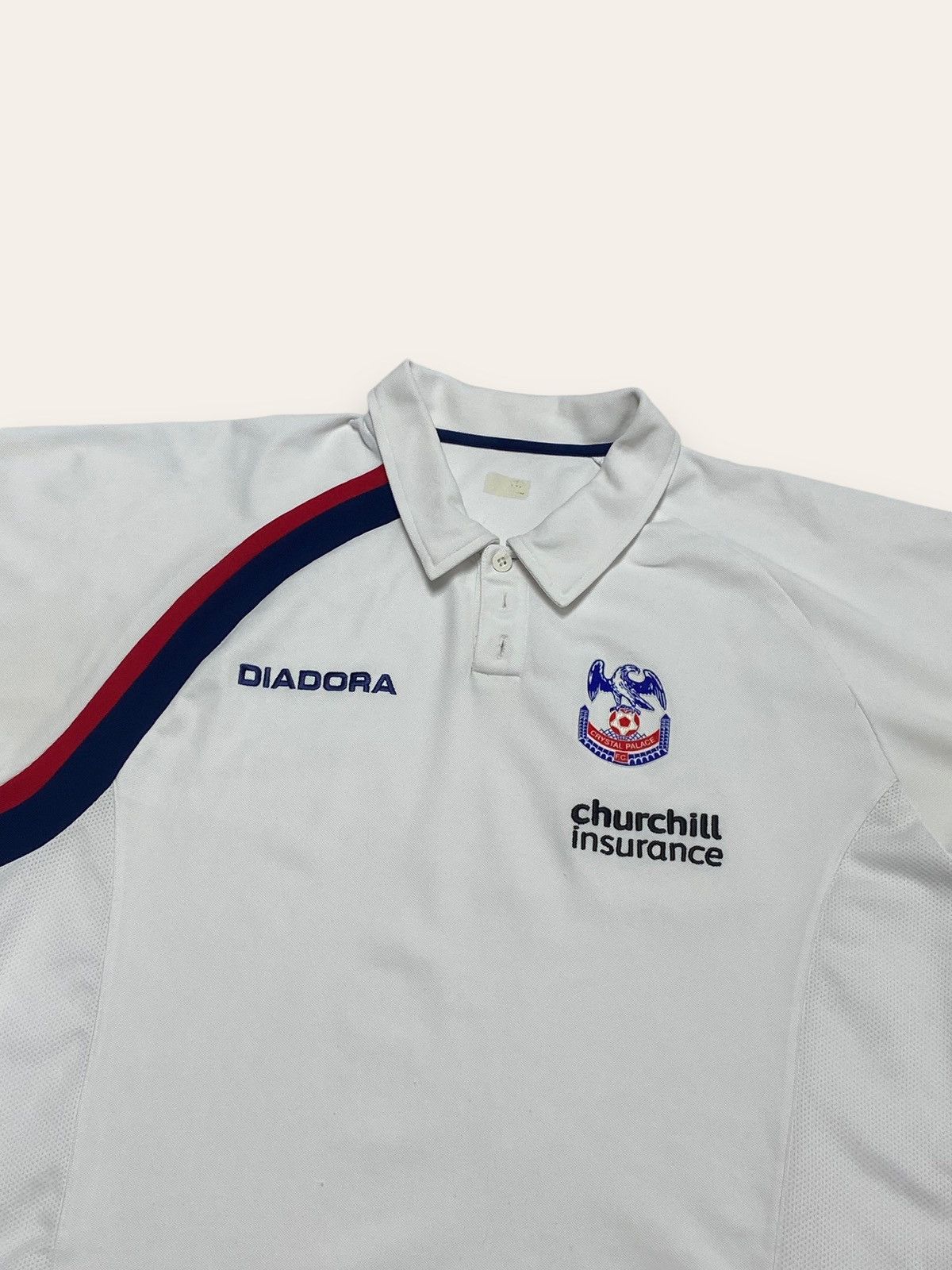 Diadora 00s Vintage DIADORA CRYSTAL PALACE Soccer Football Polo Size US XL / EU 56 / 4 - 2 Thumbnail