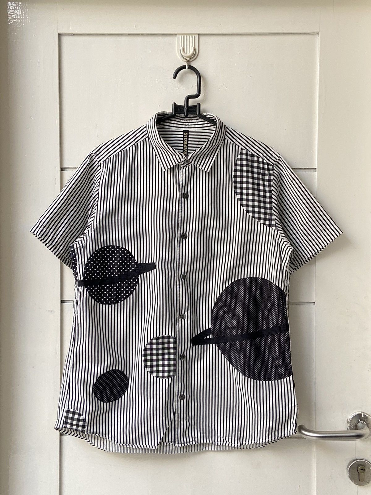 Frapbois × Issey Miyake × Japanese Brand FRAPBOIS Striped Shirt Size US S / EU 44-46 / 1 - 9 Thumbnail