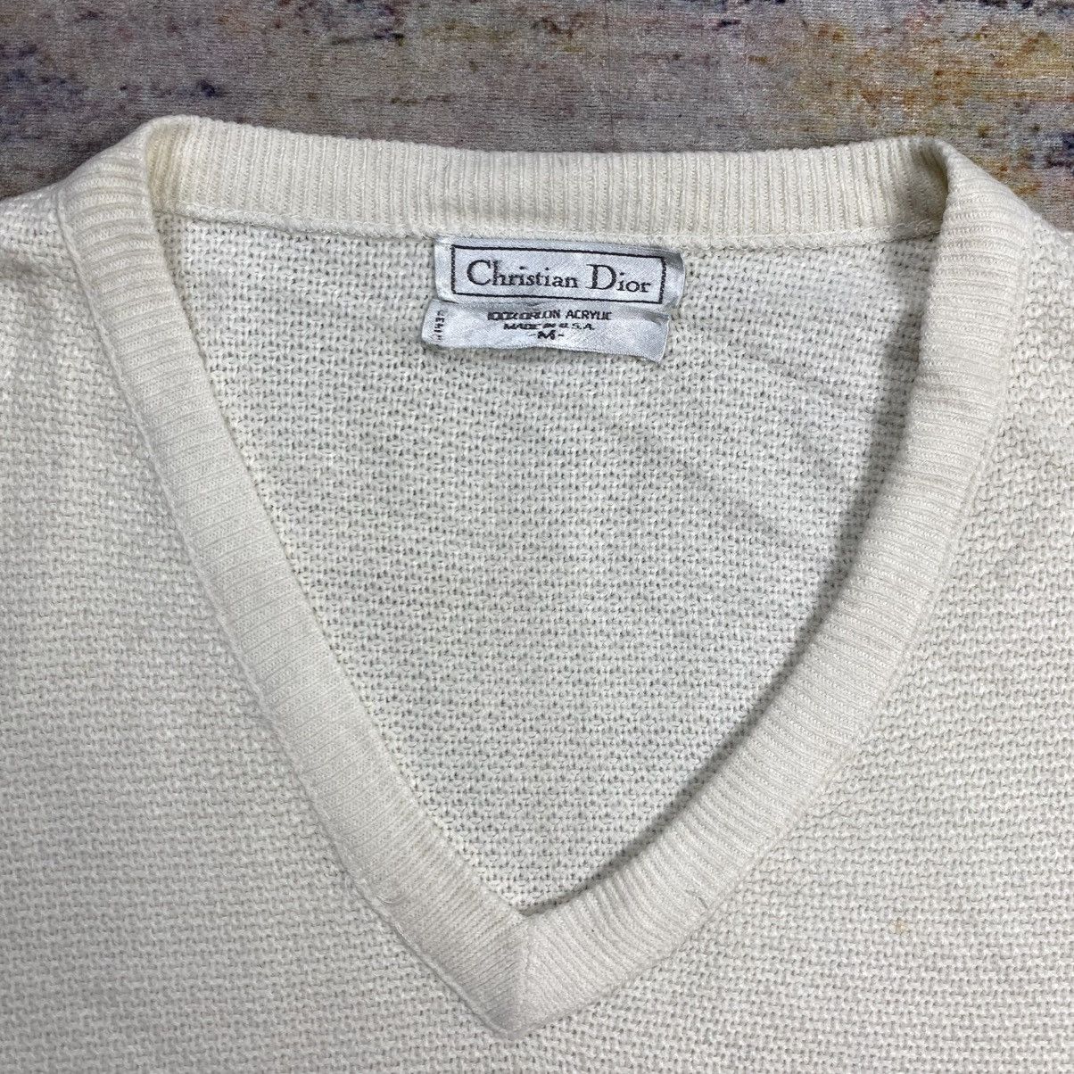 Christian Dior Monsieur × Vintage Vintage 90s christian dior knit sweater Size US M / EU 48-50 / 2 - 6 Thumbnail